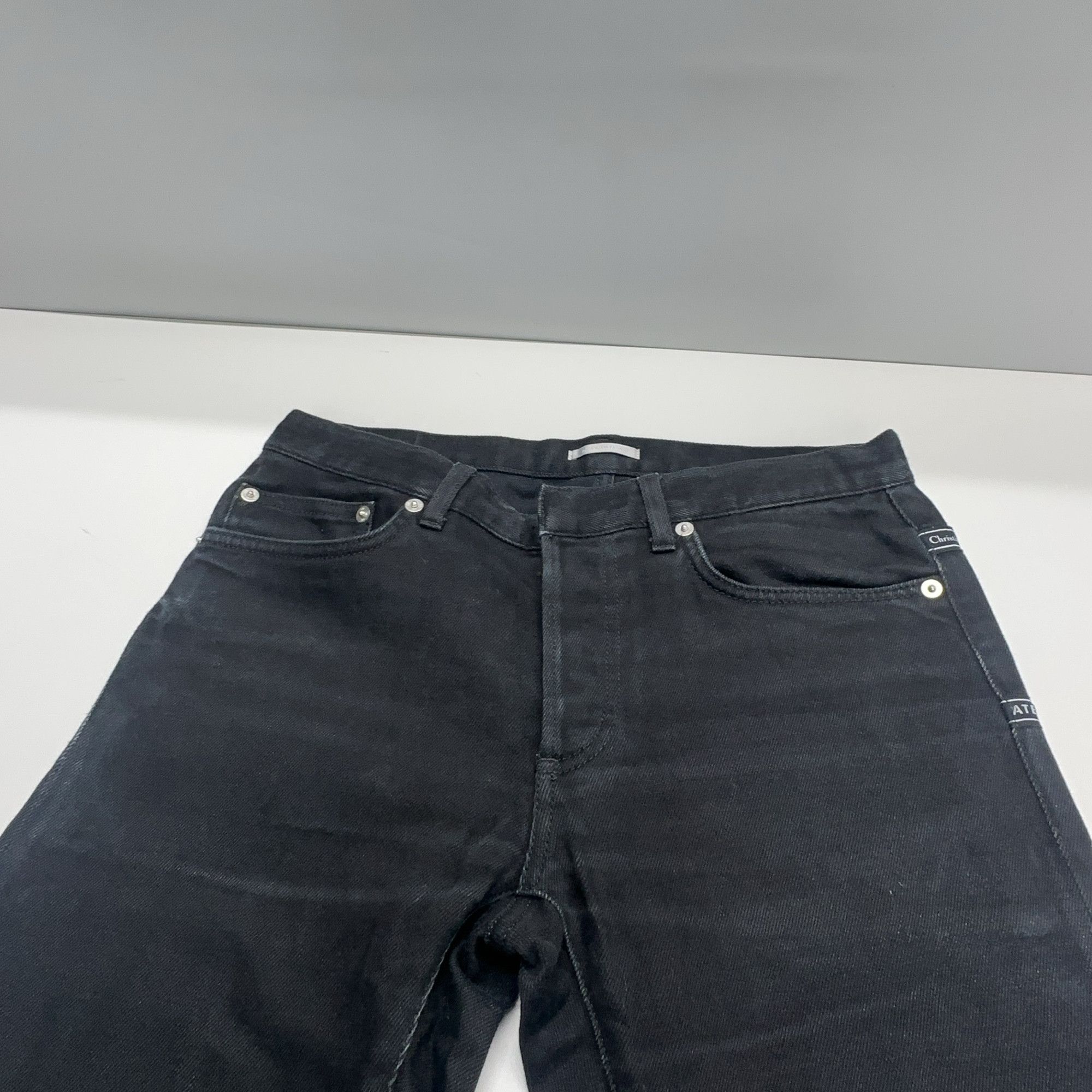Dior Dior Atelier Logo Black Denim Jeans Size 28 Size US 28 / EU 44 - 7 Thumbnail