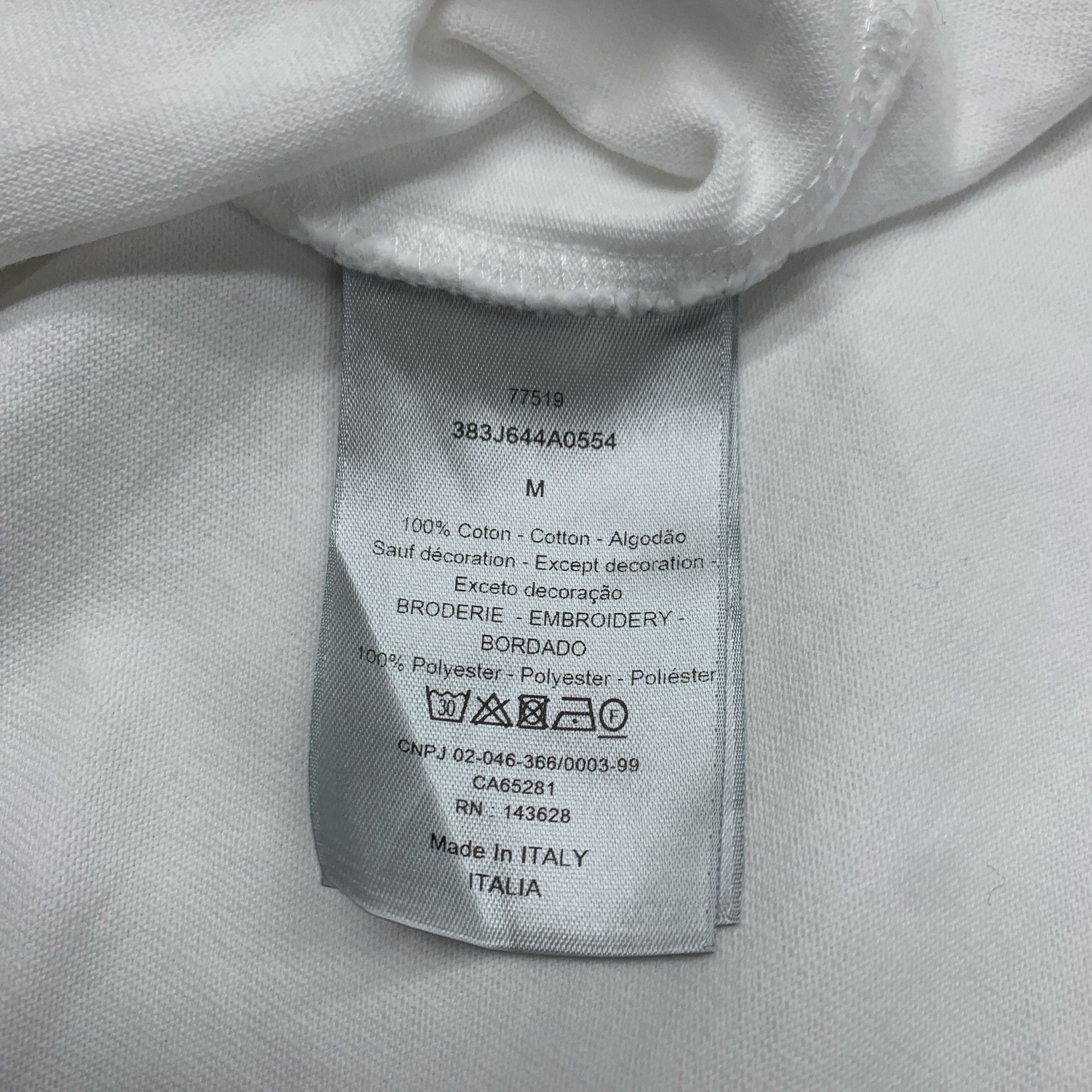 Dior Dior Logo Pocket T-Shirt Size M Size US M / EU 48-50 / 2 - 4 Thumbnail
