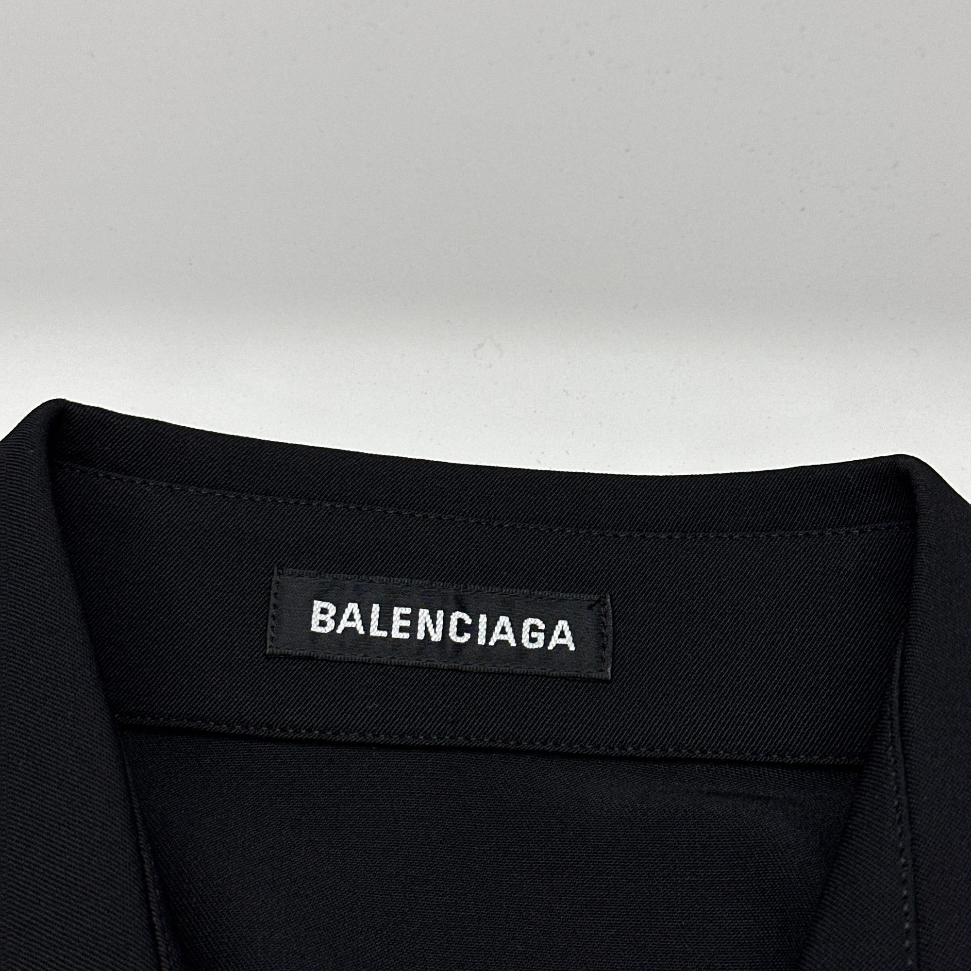 Balenciaga Balenciaga Logo Print Shirt Size 38 Size US S / EU 44-46 / 1 - 5 Thumbnail