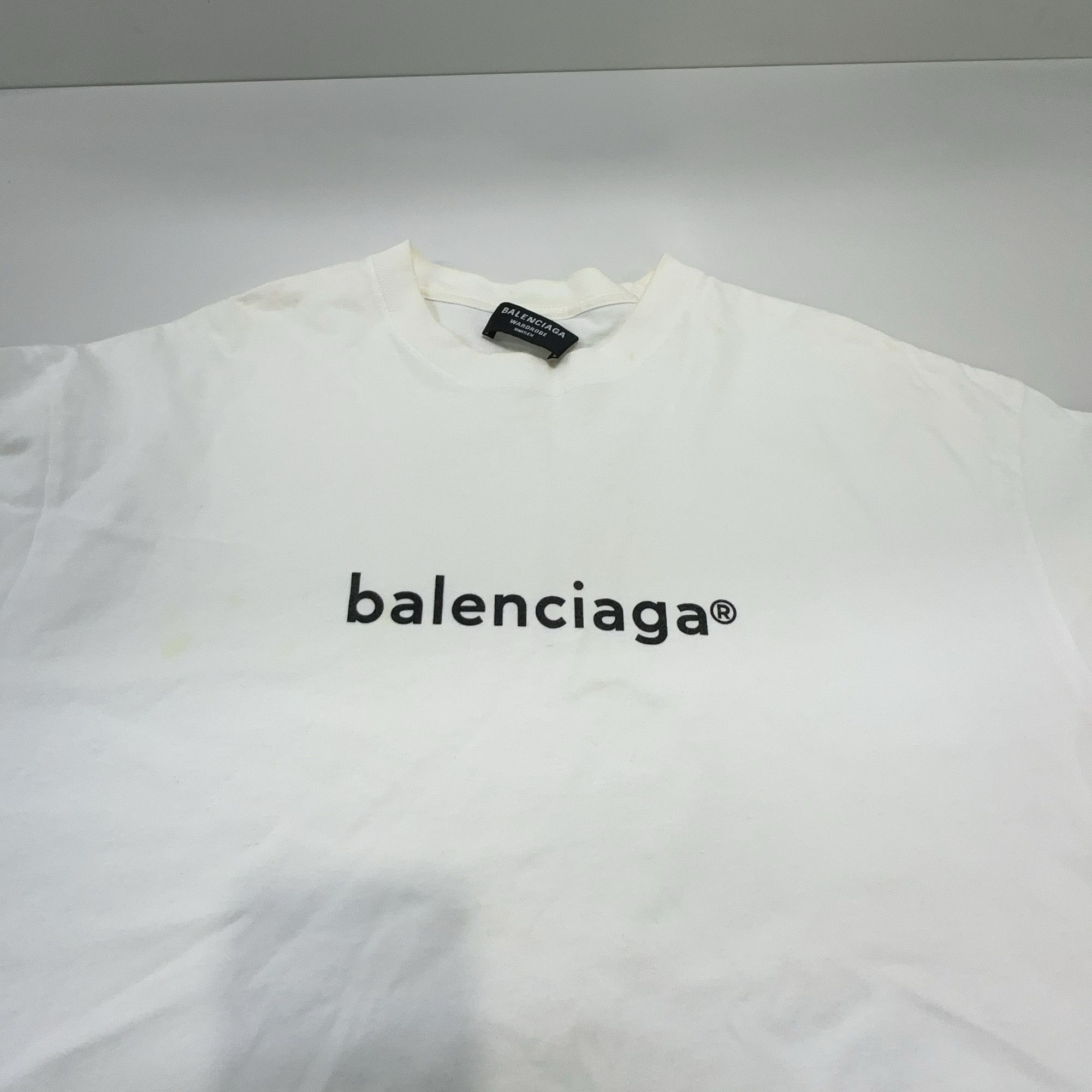 Balenciaga Balenciaga Logo T-Shirt Size S Size US S / EU 44-46 / 1 - 8 Thumbnail