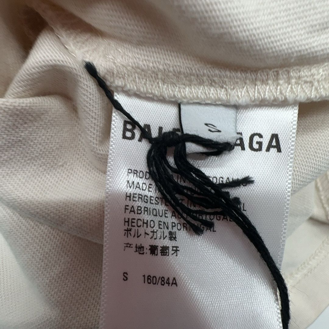 Balenciaga Balenciaga Embroidered Logo T-Shirt Size S Size US S / EU 44-46 / 1 - 4 Thumbnail