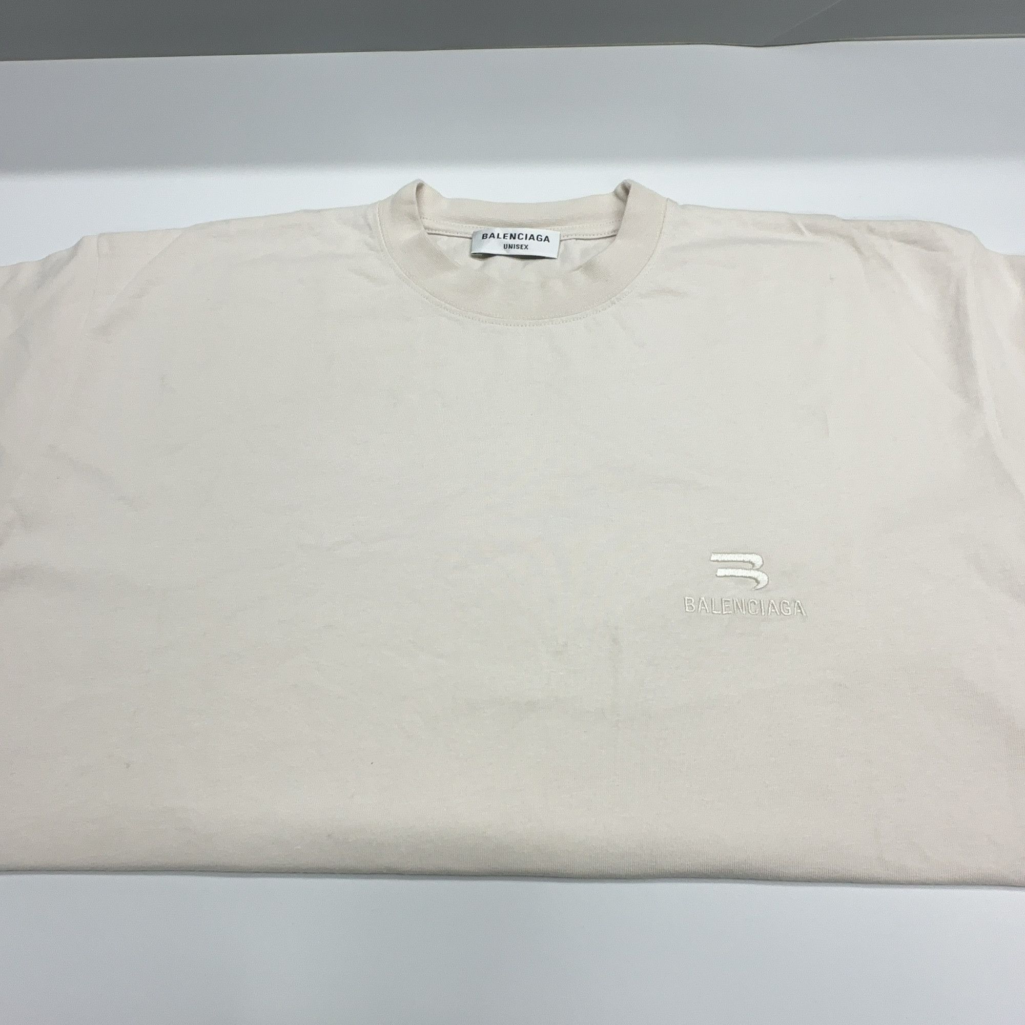Balenciaga Balenciaga Embroidered Logo T-Shirt Size S Size US S / EU 44-46 / 1 - 7 Thumbnail