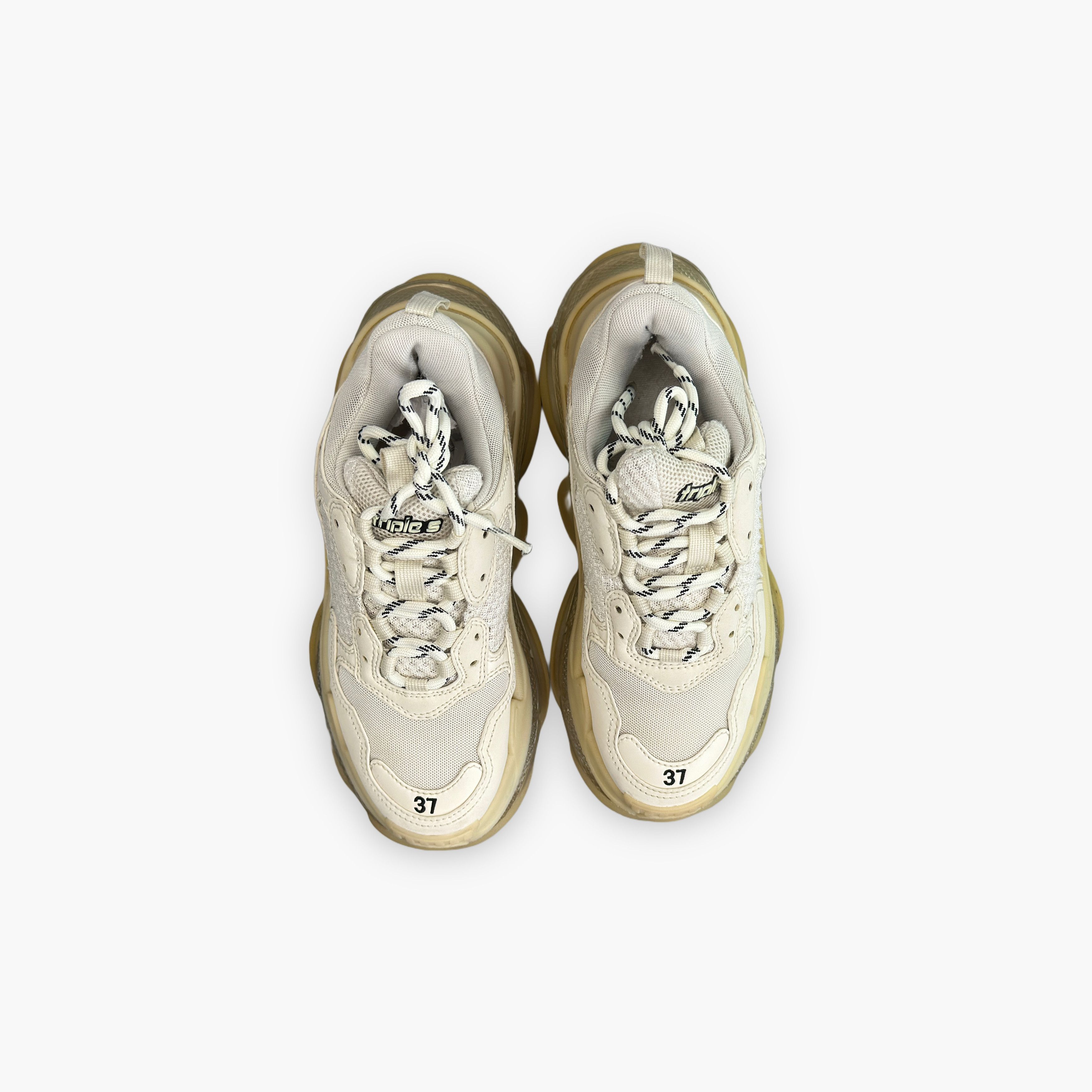Balenciaga Balenciaga Triple S Low-Top Sneakers Size 37 Size US 7 / IT 37 - 9 Thumbnail