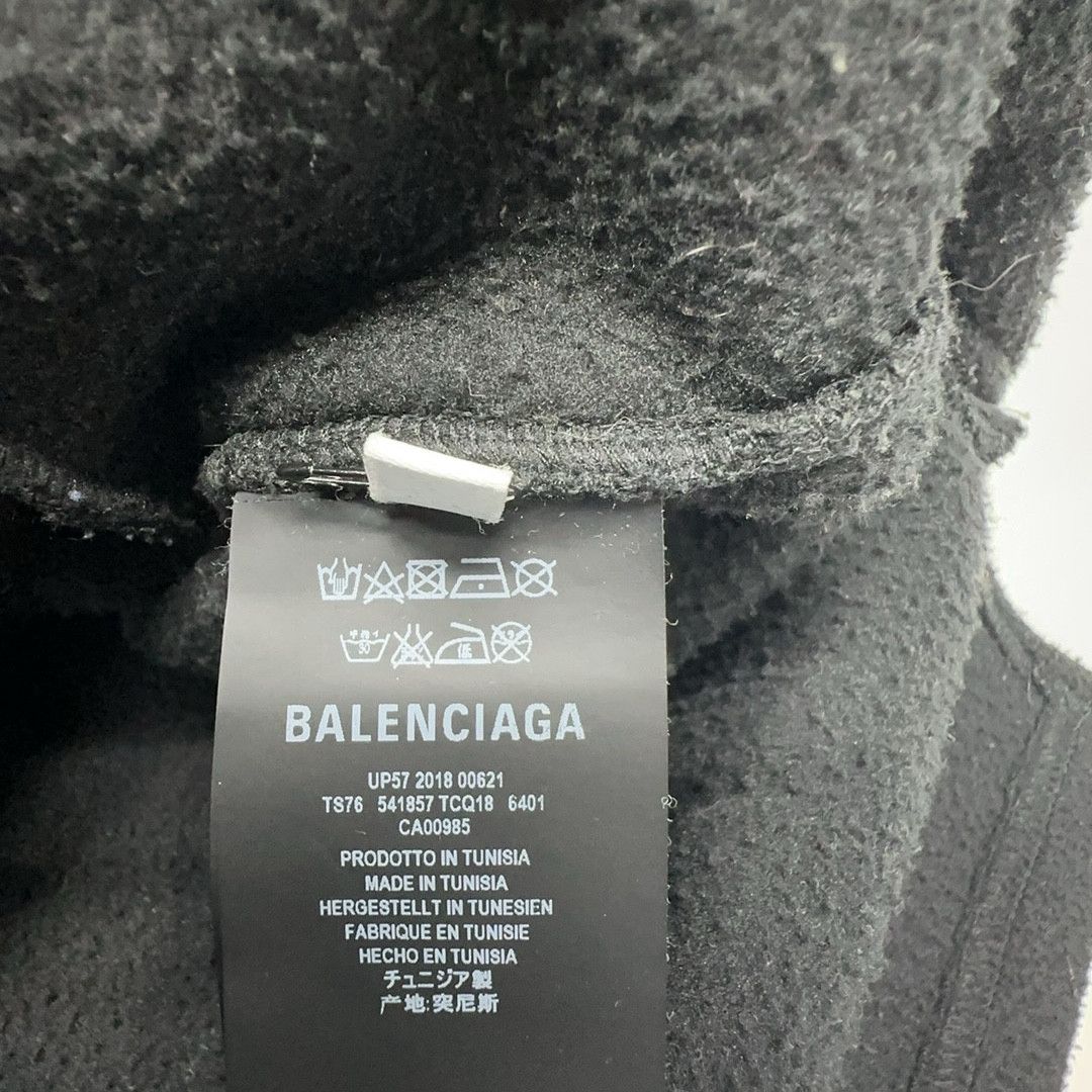 Balenciaga Balenciaga Rainbow Logo Fleece Jacket Size L Size US L / EU 52-54 / 3 - 3 Thumbnail