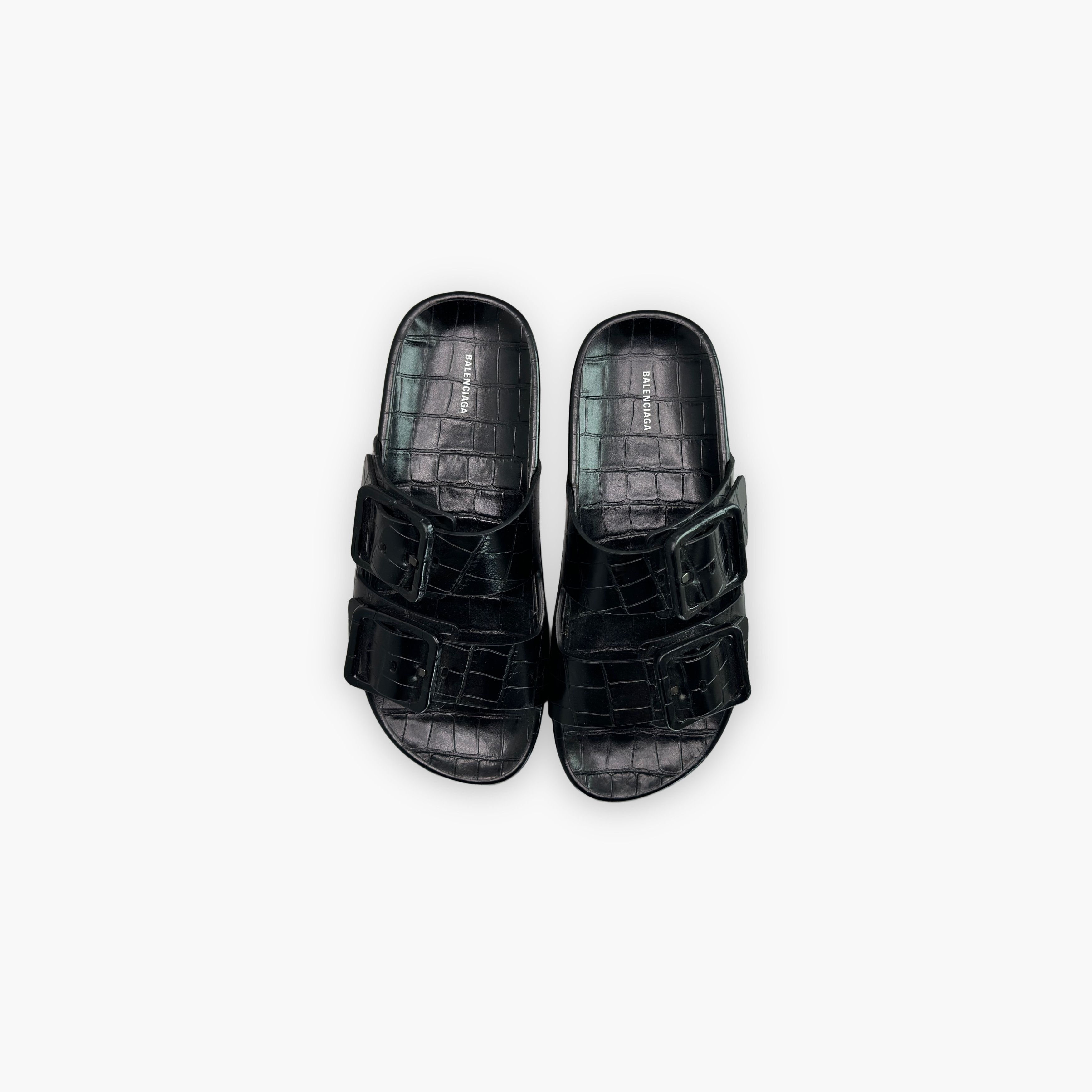 Balenciaga Balenciaga Crocodile Mallorca Sandals Size 39 Size US 6 / EU 39 - 9 Thumbnail