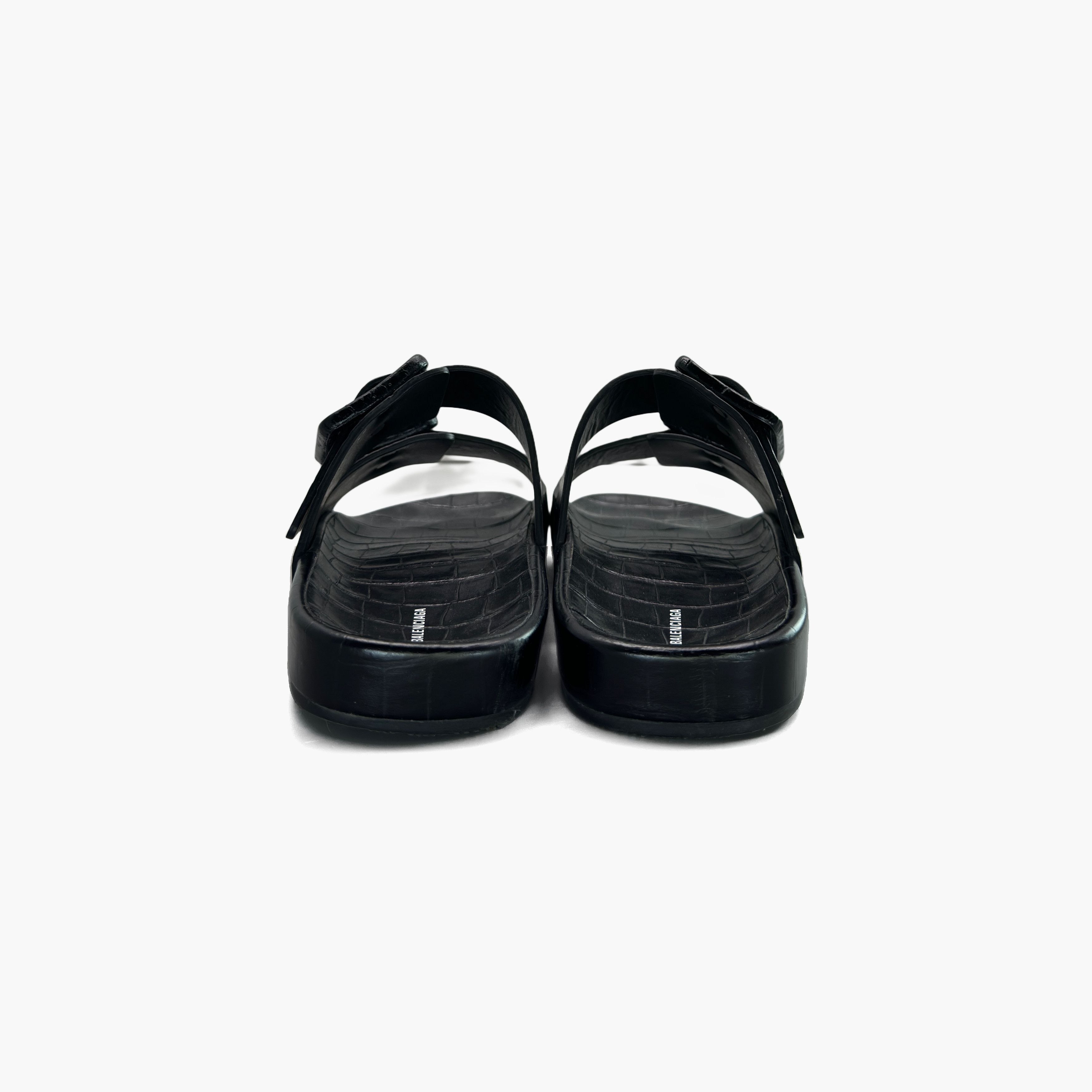 Balenciaga Balenciaga Crocodile Mallorca Sandals Size 39 Size US 6 / EU 39 - 6 Thumbnail