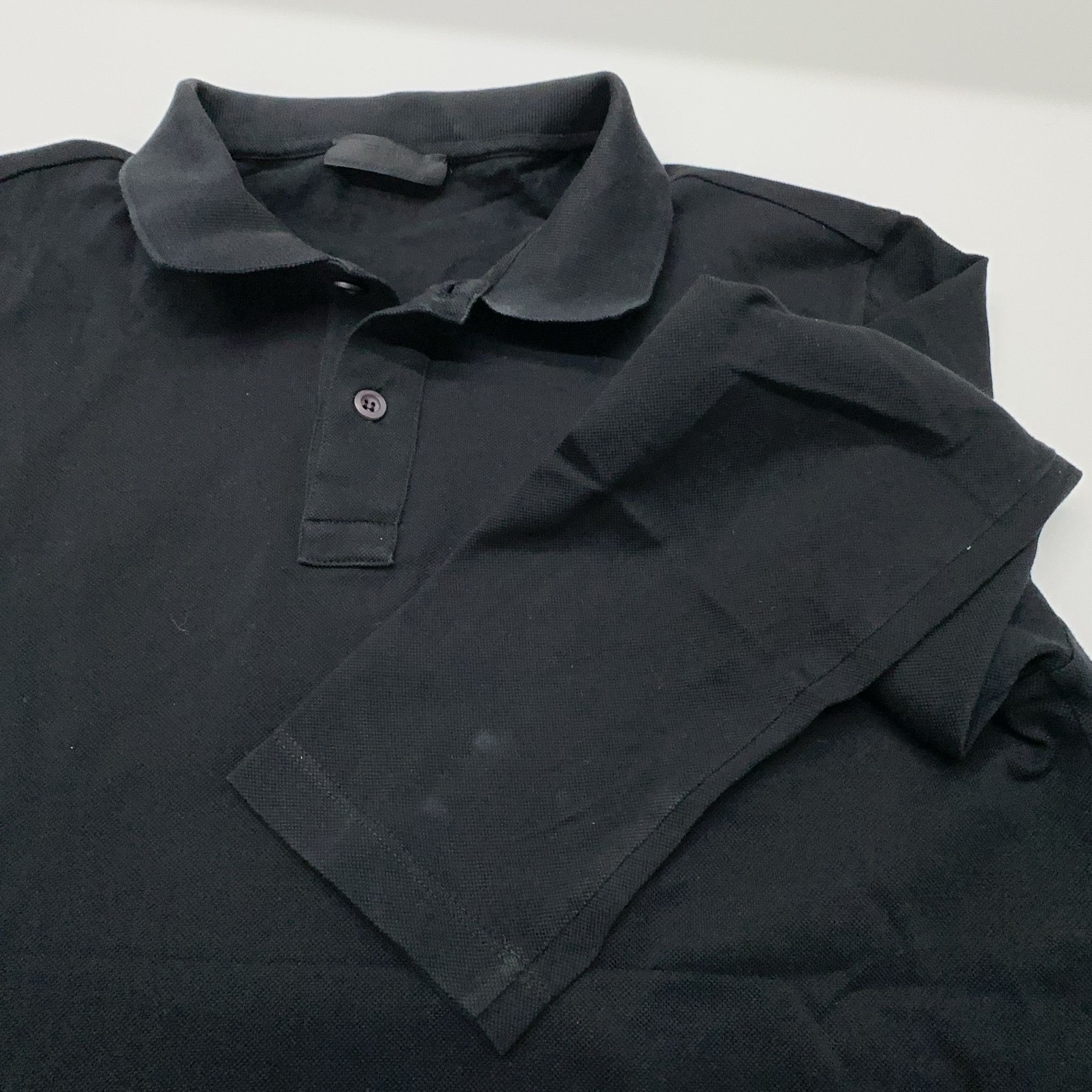 Prada Prada Black Long Sleeve Polo Shirt Size L Size US L / EU 52-54 / 3 - 10 Thumbnail