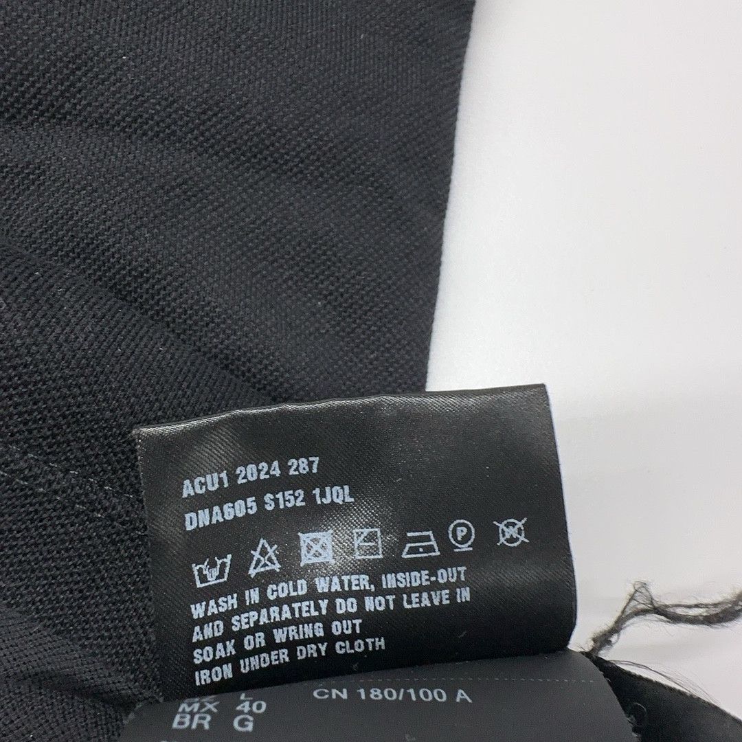 Prada Prada Black Long Sleeve Polo Shirt Size L Size US L / EU 52-54 / 3 - 4 Thumbnail