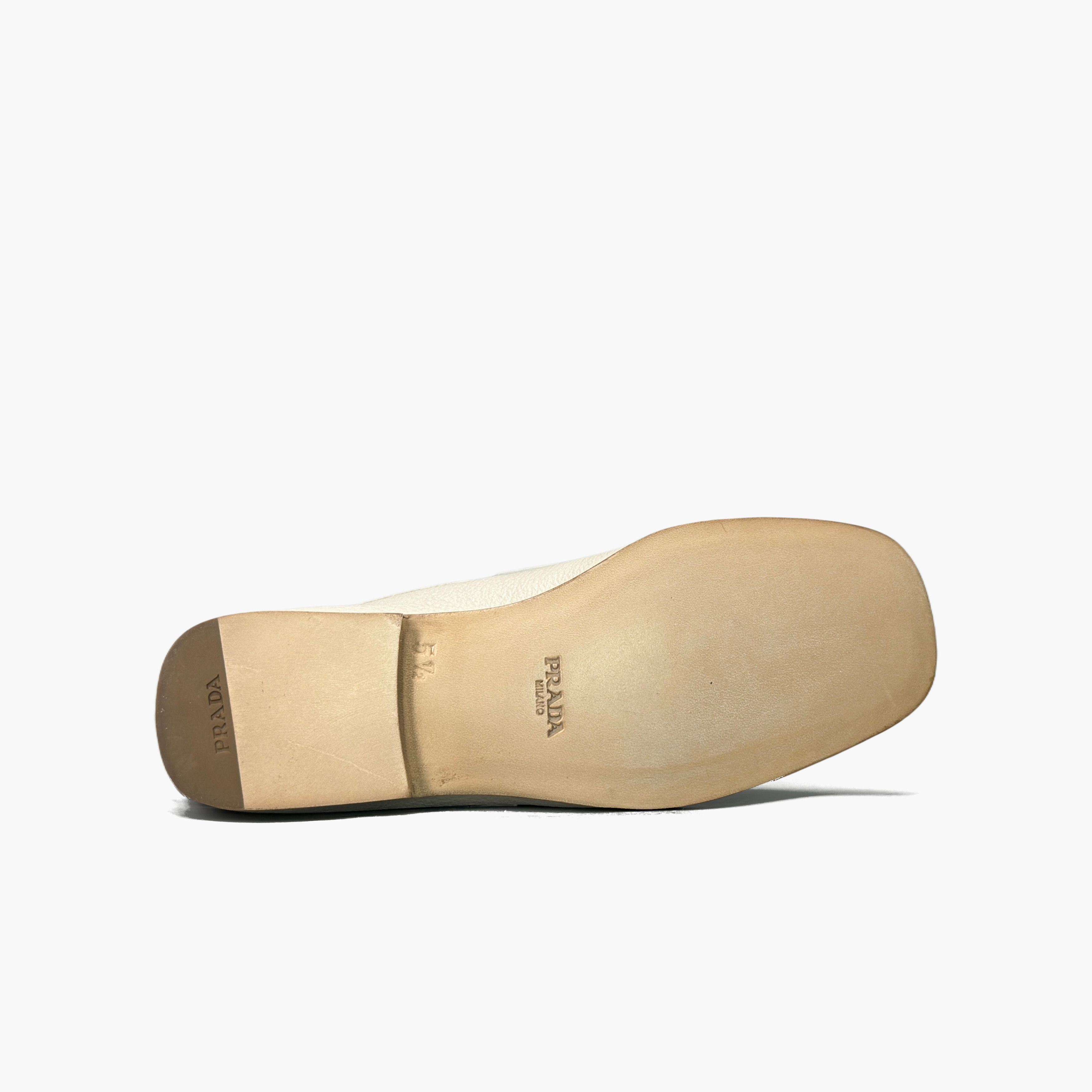 Prada Prada Triangle Logo Leather Loafers Size 6.5 Size US 6.5 / EU 39-40 - 7 Thumbnail