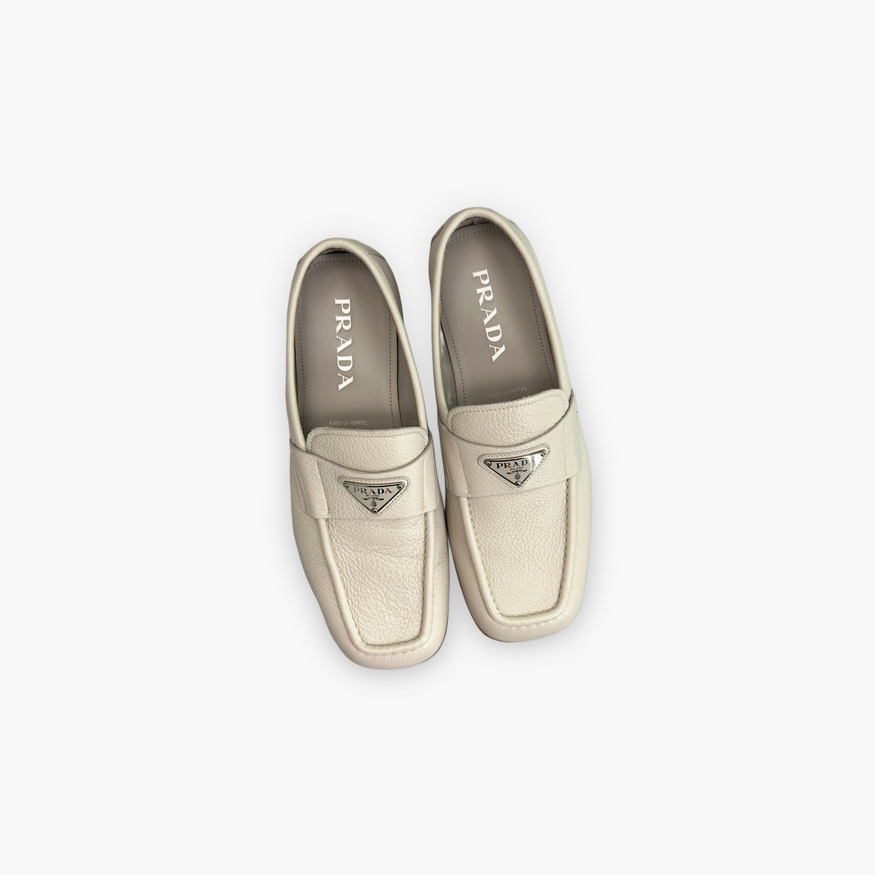 Prada Prada Triangle Logo Leather Loafers Size 6.5 Size US 6.5 / EU 39-40 - 9 Thumbnail