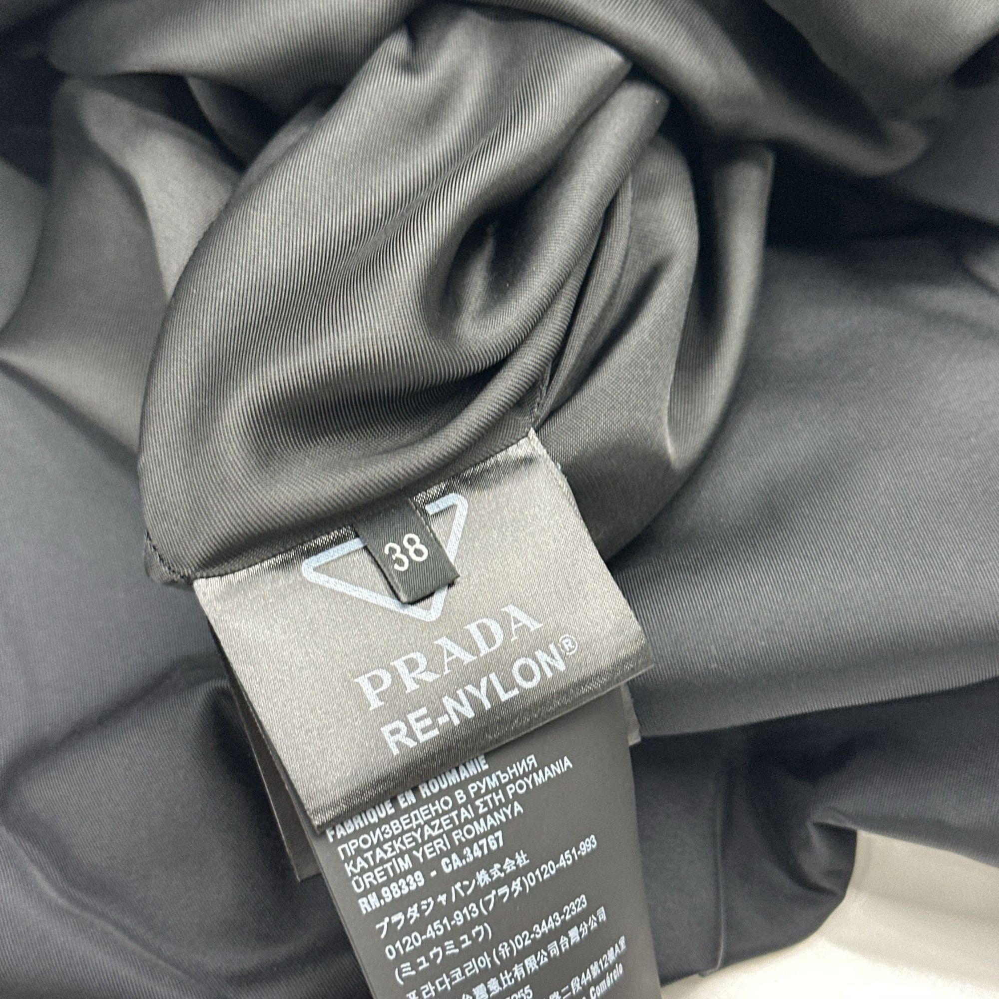 Prada Prada Re-Nylon Sleeveless Mini Dress Size 38 Size XS / US 0-2 / IT 36-38 - 4 Thumbnail
