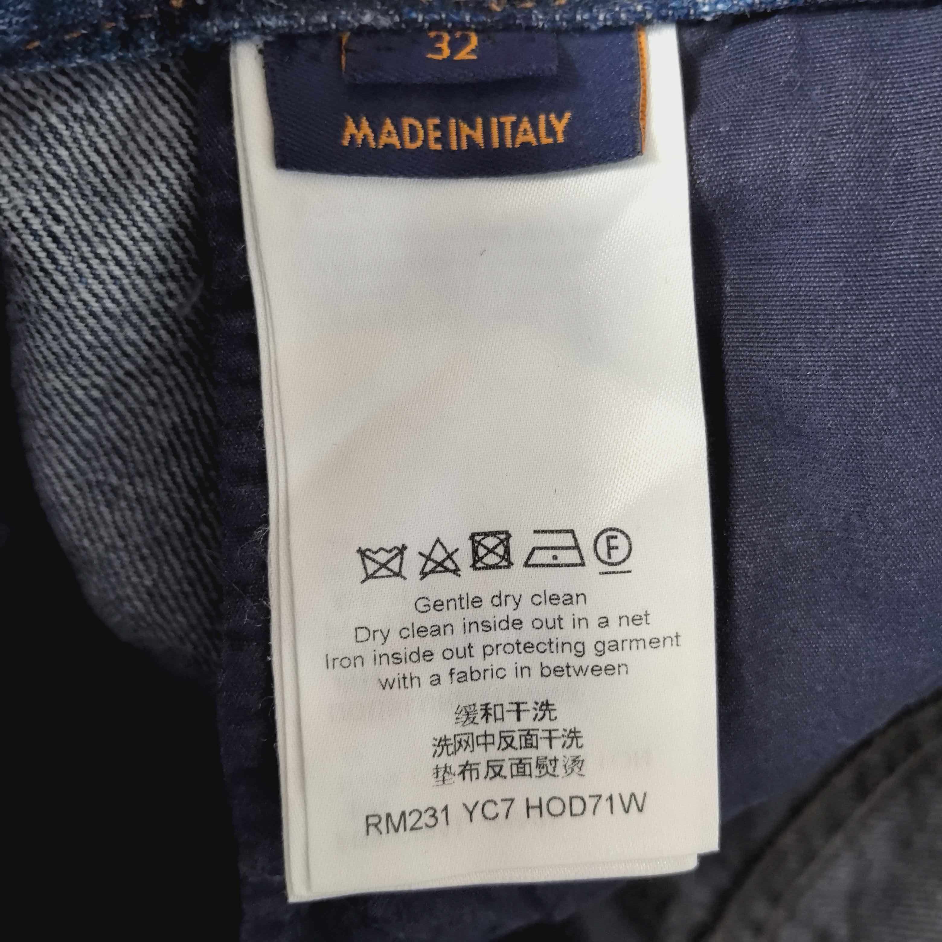 Louis Vuitton Louis Vuitton Washed Denim Jeans Size 32 Size US 32 / EU 48 - 4 Thumbnail
