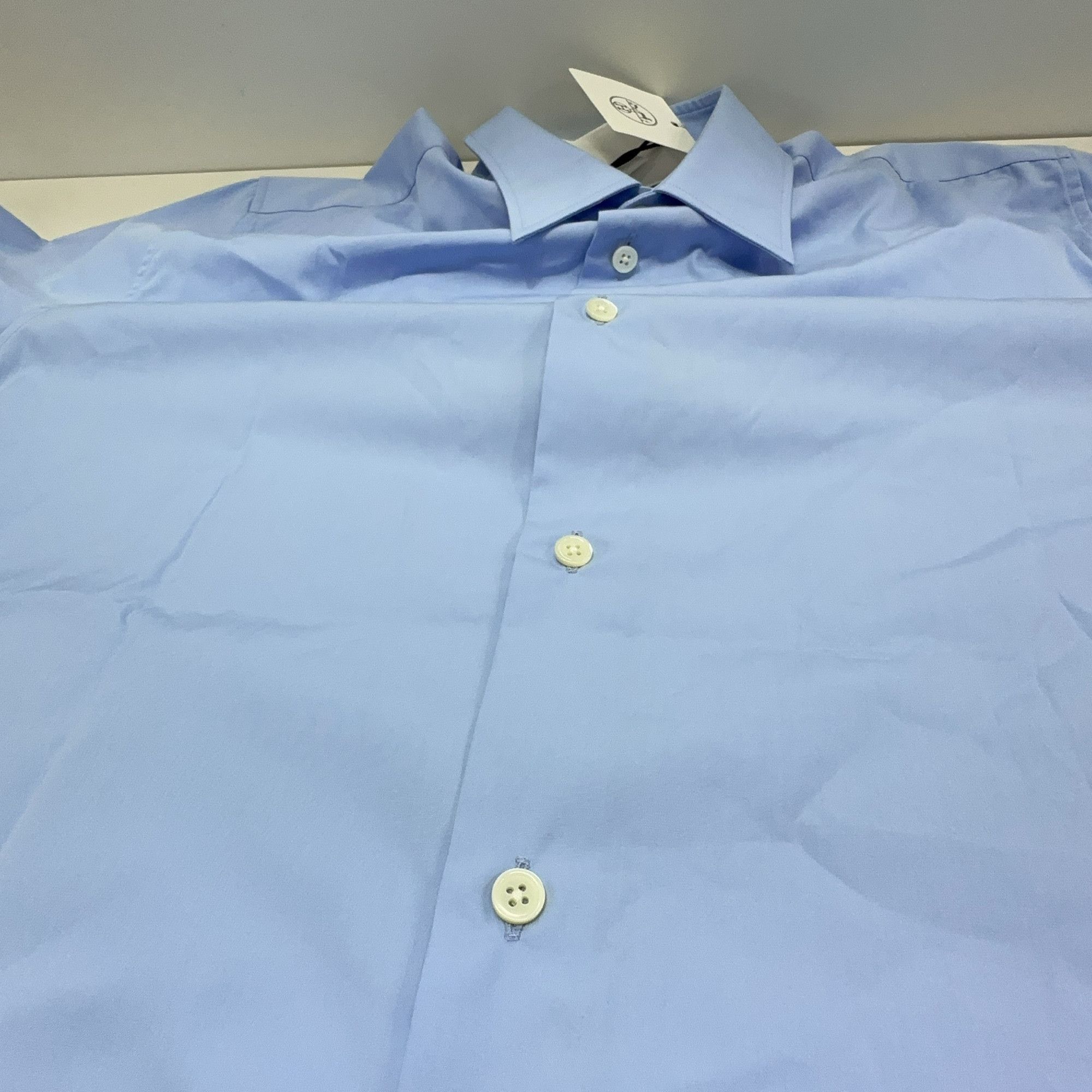 Hermes Hermes Blue Button Up Shirt Size M Size US XXS / EU 40 - 14 Thumbnail