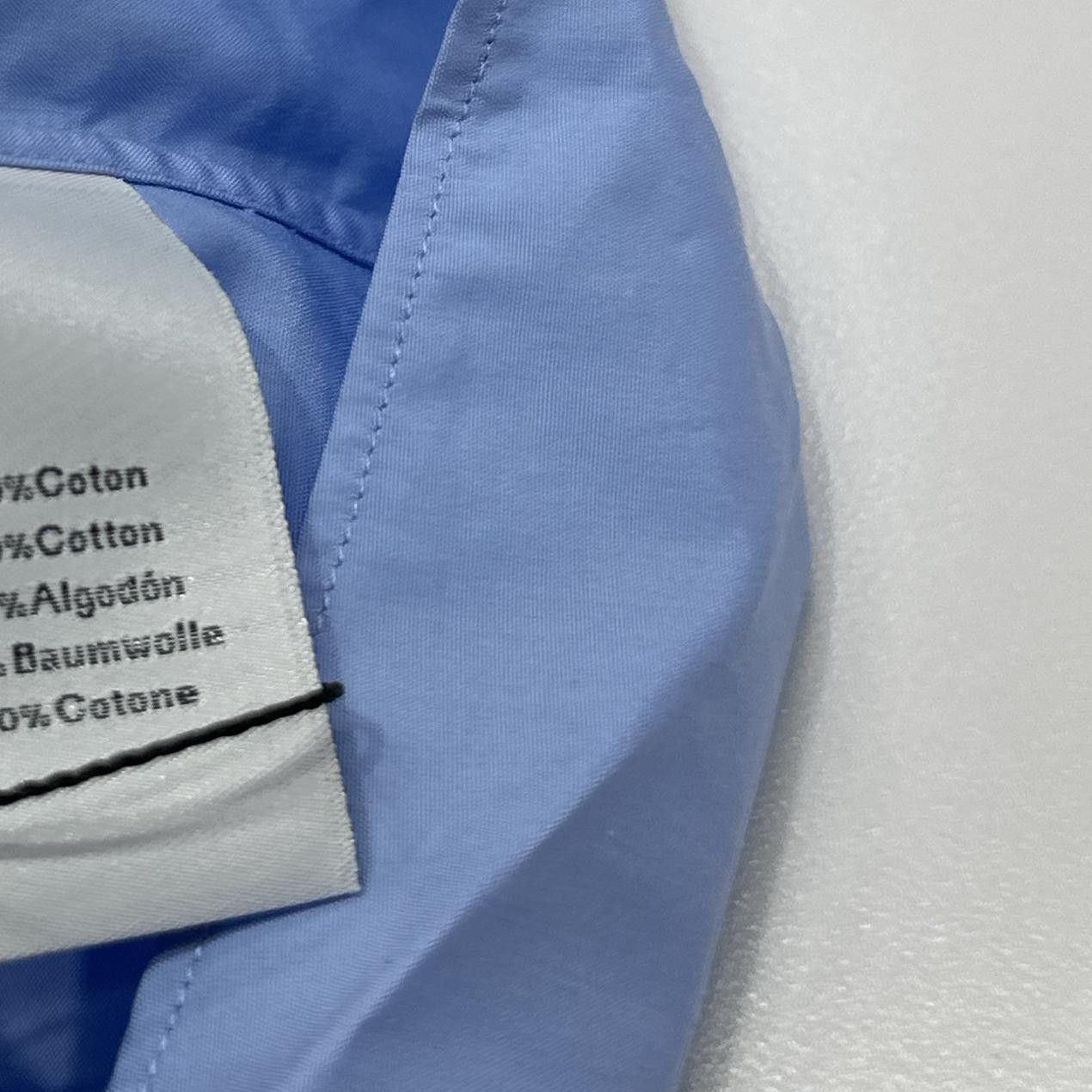 Hermes Hermes Blue Button Up Shirt Size M Size US XXS / EU 40 - 11 Thumbnail