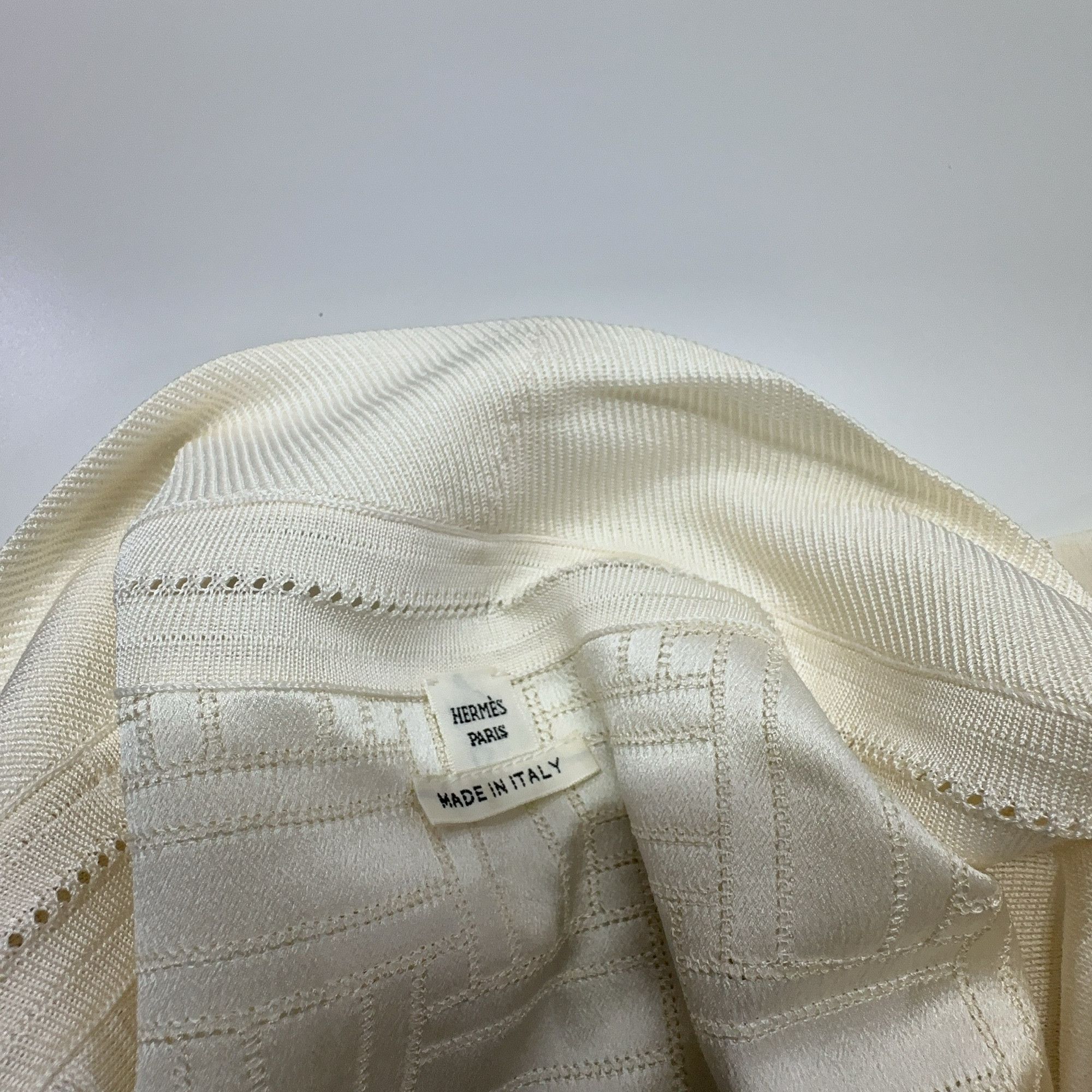 Hermes Hermes Patterned Silk Cardigan Size 34 Size XS / US 0-2 / IT 36-38 - 6 Thumbnail