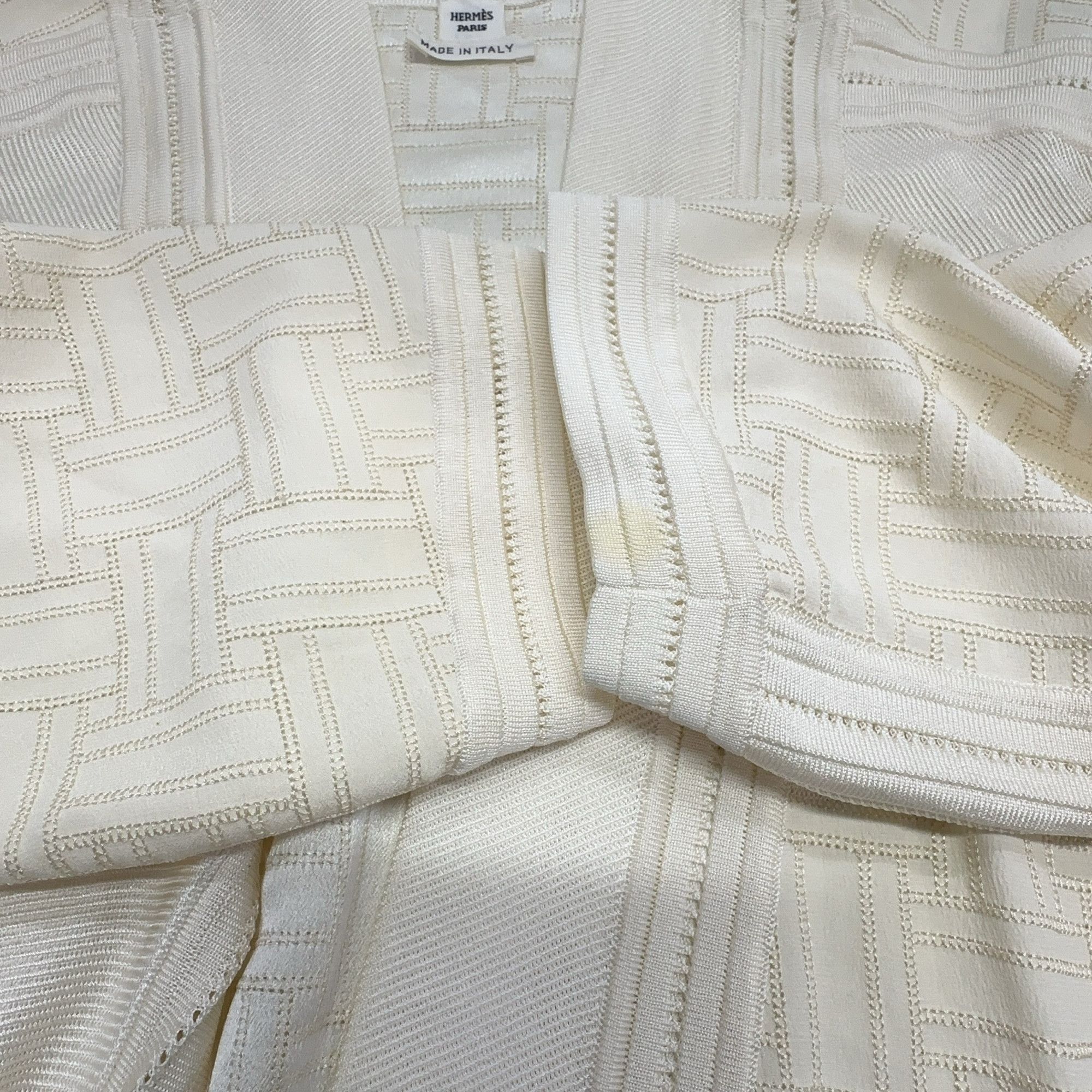 Hermes Hermes Patterned Silk Cardigan Size 34 Size XS / US 0-2 / IT 36-38 - 10 Thumbnail