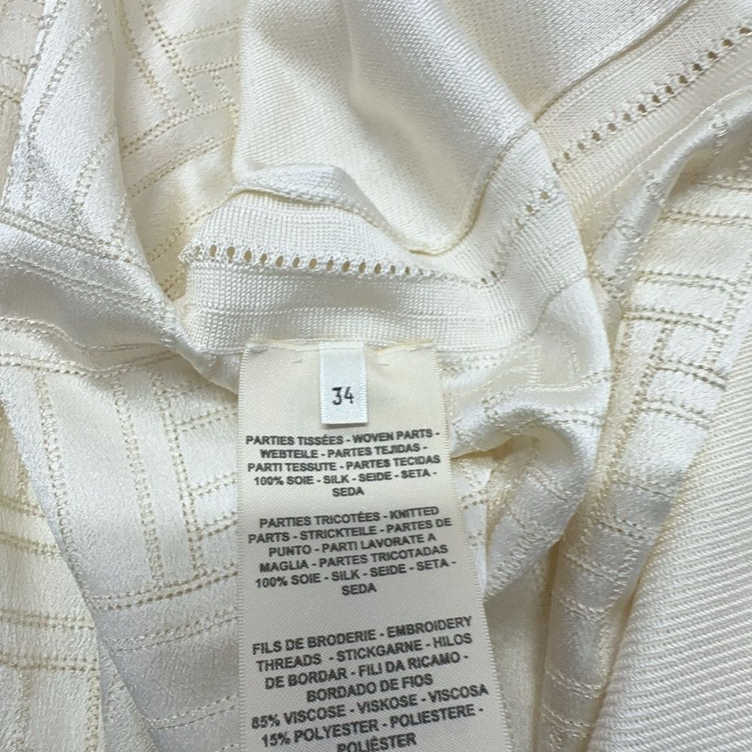Hermes Hermes Patterned Silk Cardigan Size 34 Size XS / US 0-2 / IT 36-38 - 4 Thumbnail