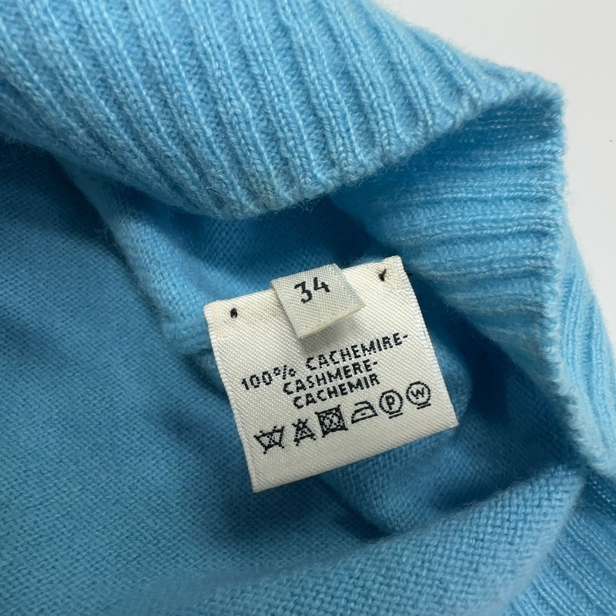 Hermes Hermès Cashmere Knit Short Sleeve Top Size 34 Size XS / US 0-2 / IT 36-38 - 4 Thumbnail