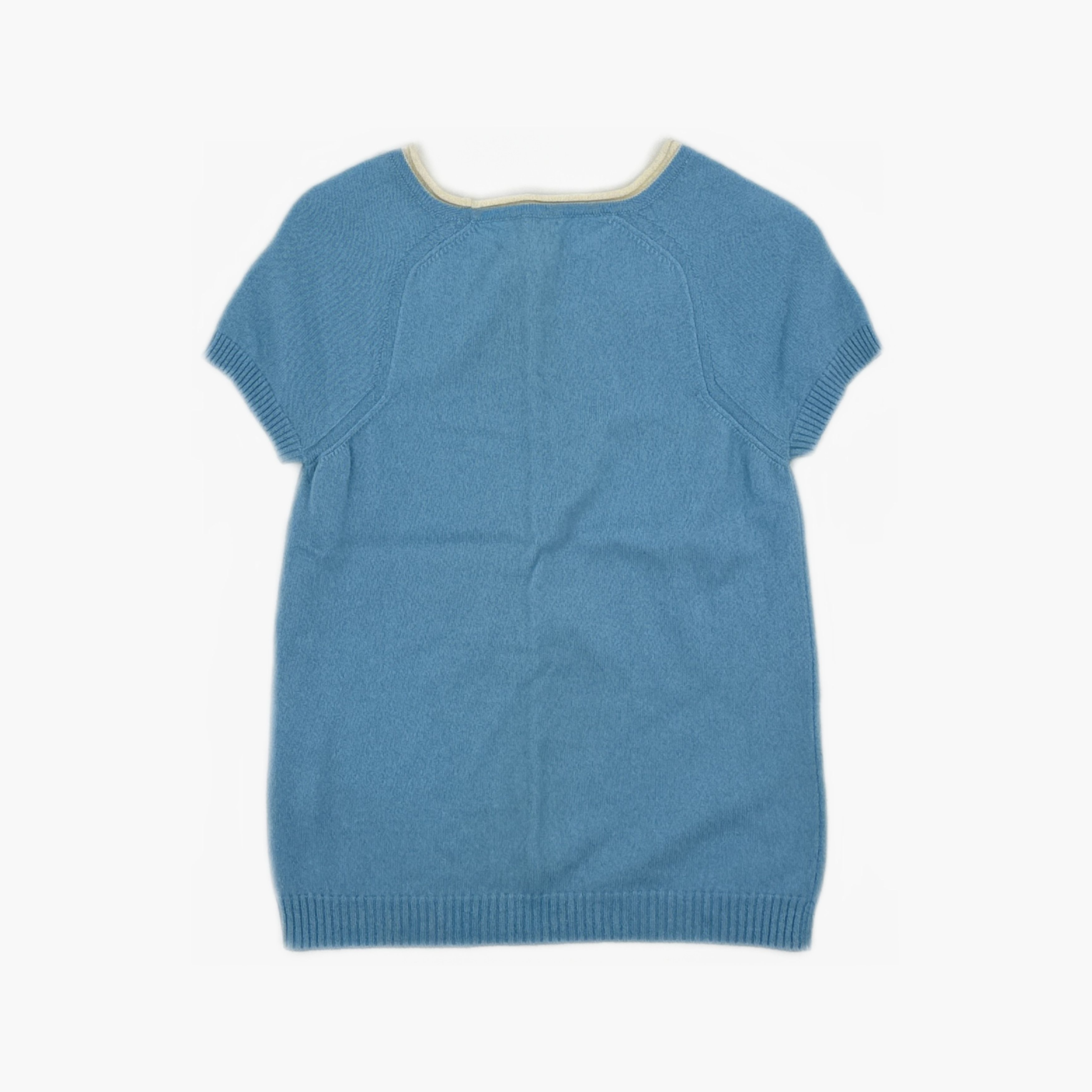 Hermes Hermès Cashmere Knit Short Sleeve Top Size 34 Size XS / US 0-2 / IT 36-38 - 2 Thumbnail