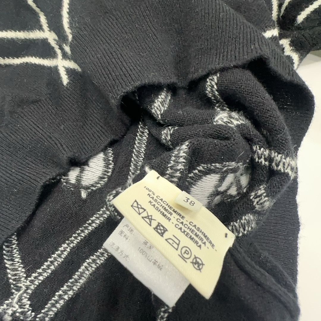 Hermes Hermès Diamond Pattern Cashmere Sweater Size 38 Size S / US 4 / IT 40 - 3 Thumbnail