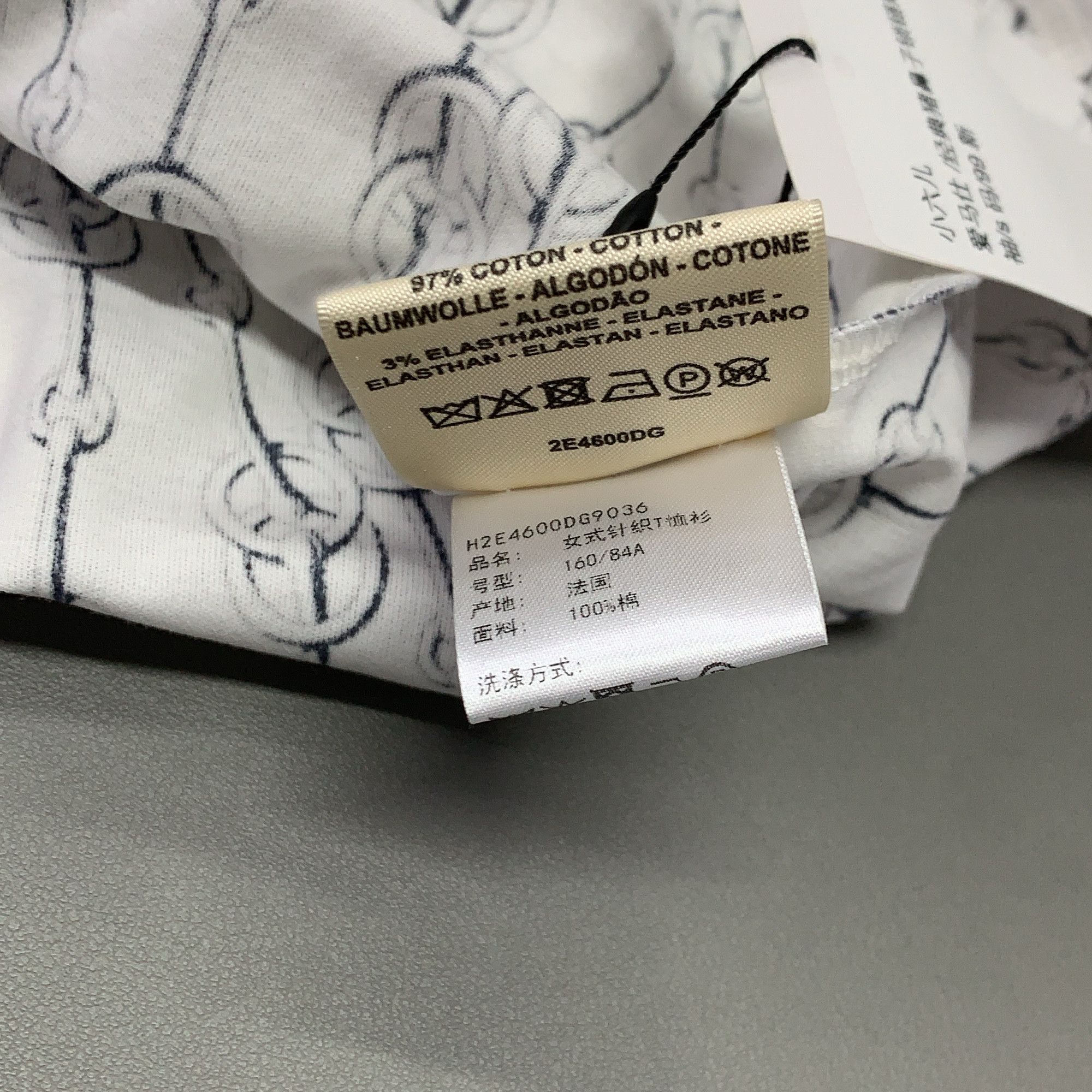 Hermes Hermes Geometric Print T-Shirt Size 36 Size XS / US 0-2 / IT 36-38 - 5 Thumbnail