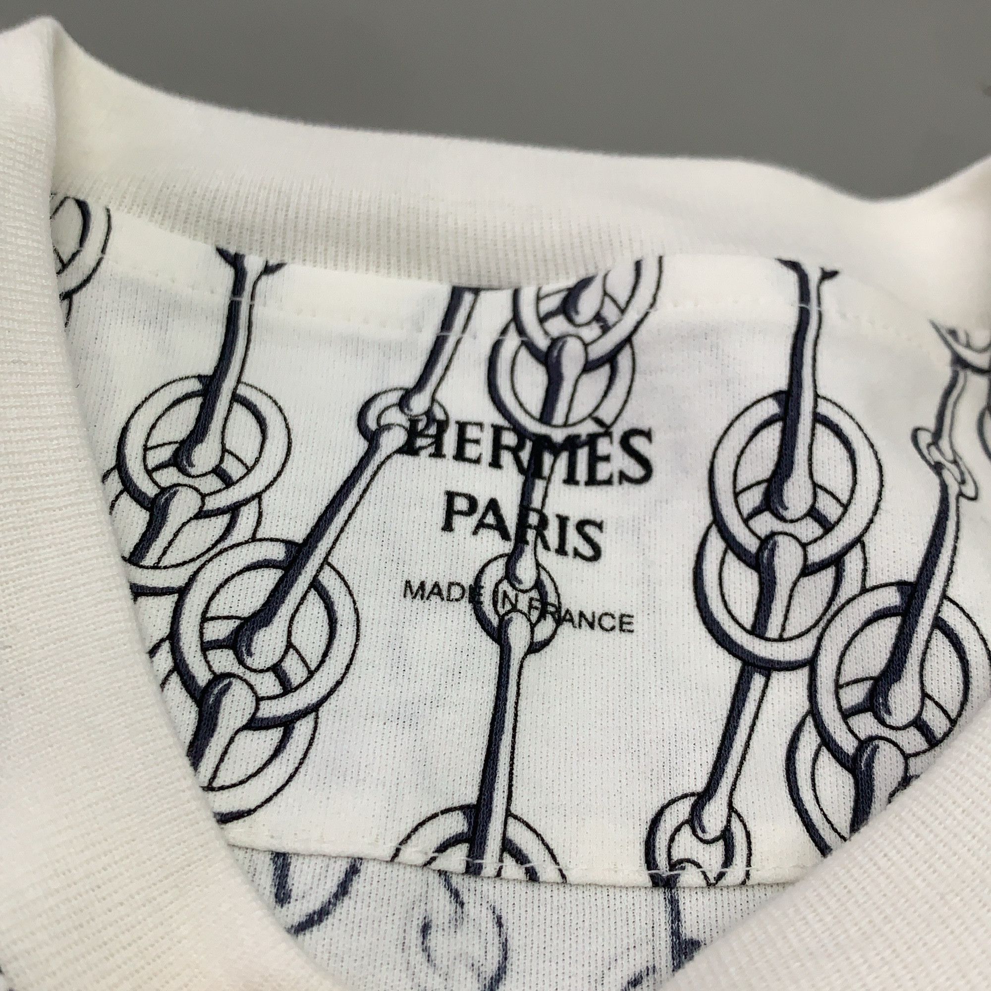Hermes Hermes Geometric Print T-Shirt Size 36 Size XS / US 0-2 / IT 36-38 - 3 Thumbnail