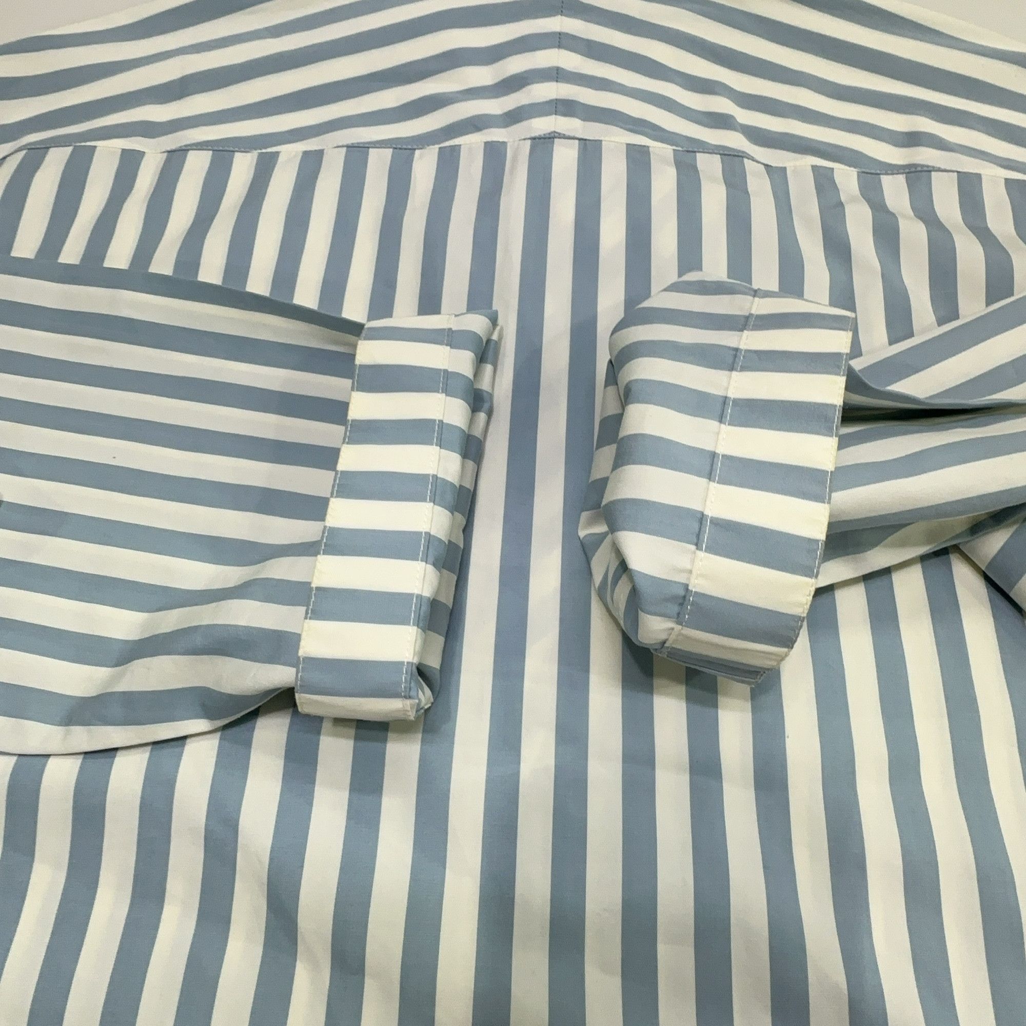 Hermes Hermès Striped Button Up Shirt Size 39 Size US M / EU 48-50 / 2 - 14 Thumbnail