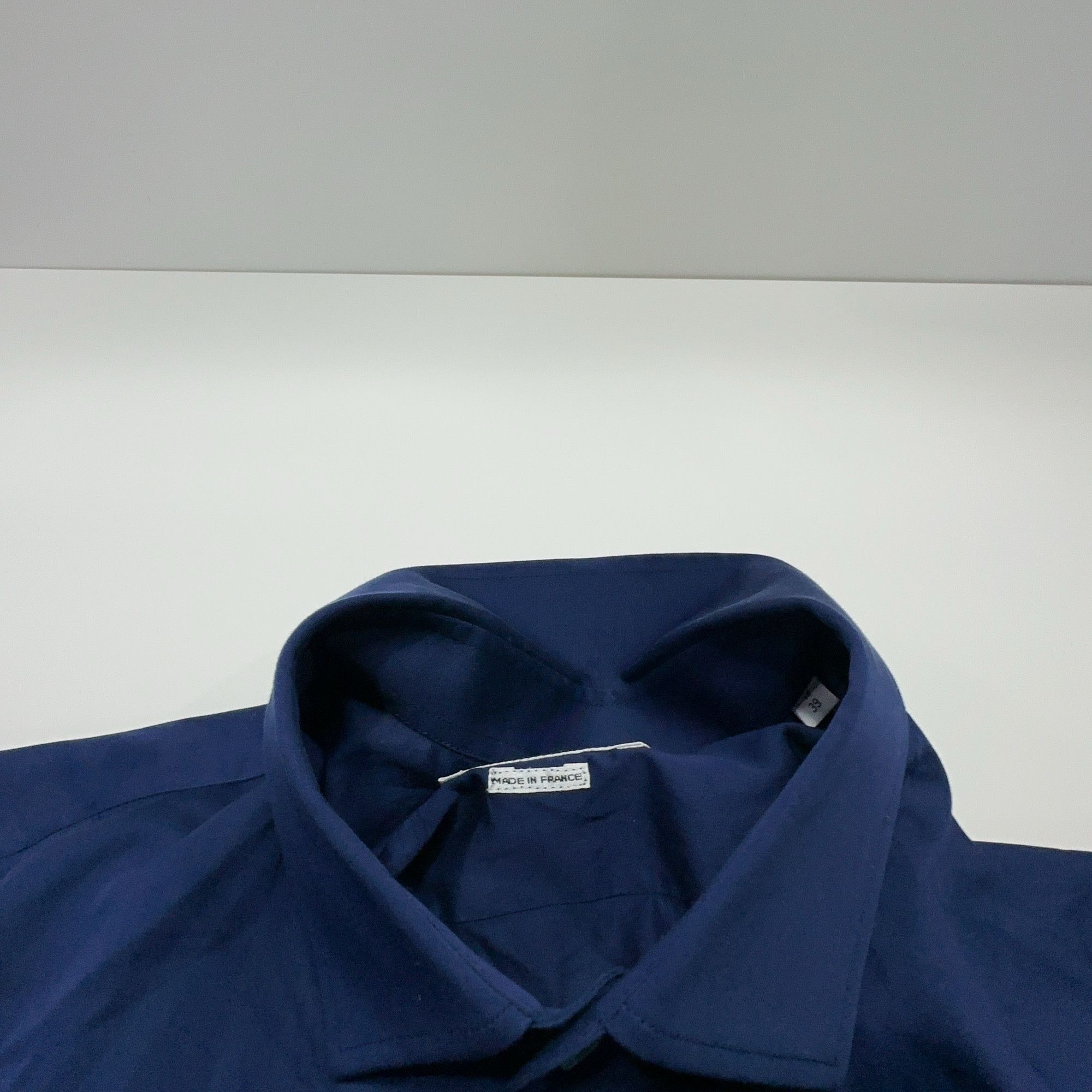 Hermes Hermès Solid Blue Button Up Shirt Size M Size US M / EU 48-50 / 2 - 5 Thumbnail
