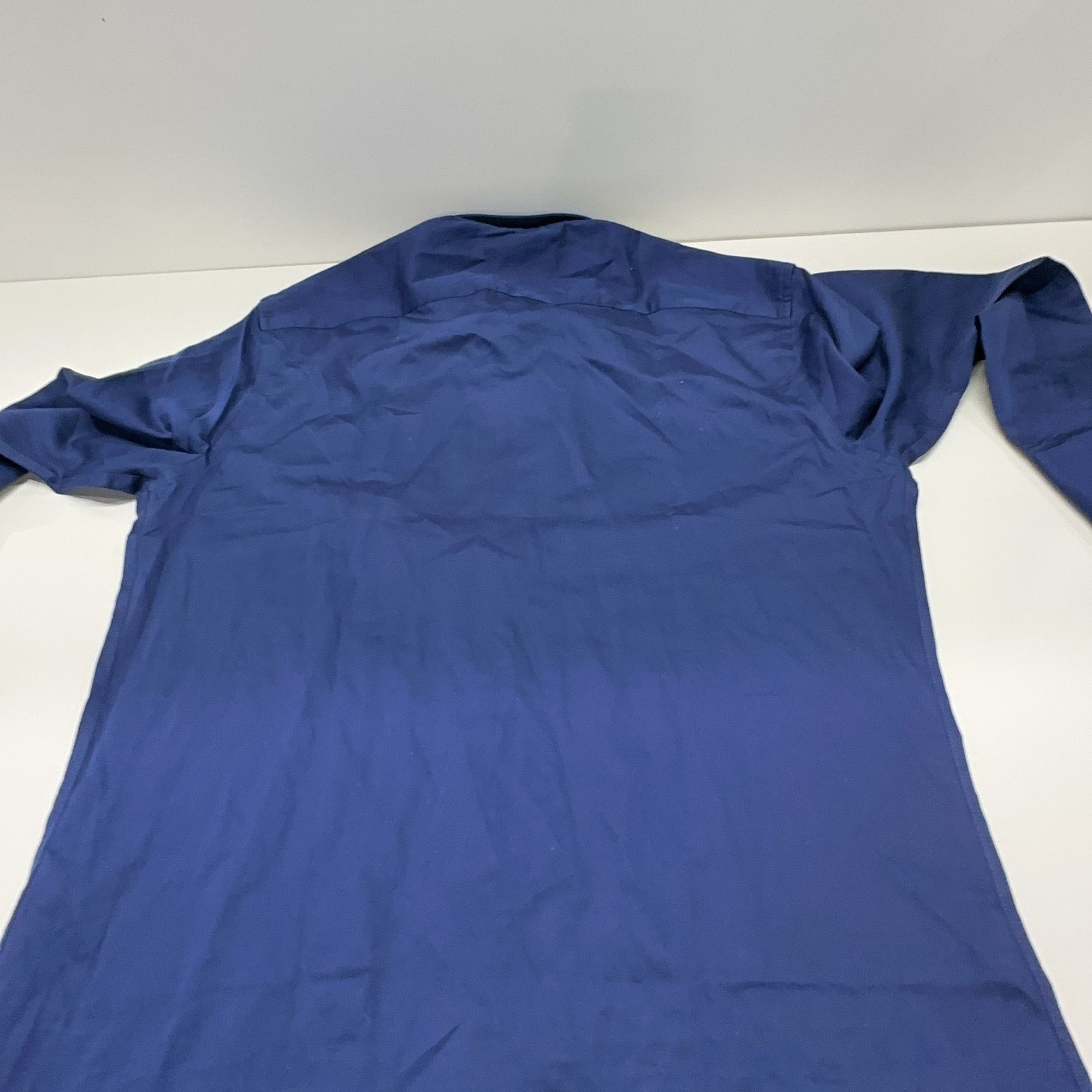 Hermes Hermès Solid Blue Button Up Shirt Size M Size US M / EU 48-50 / 2 - 9 Thumbnail