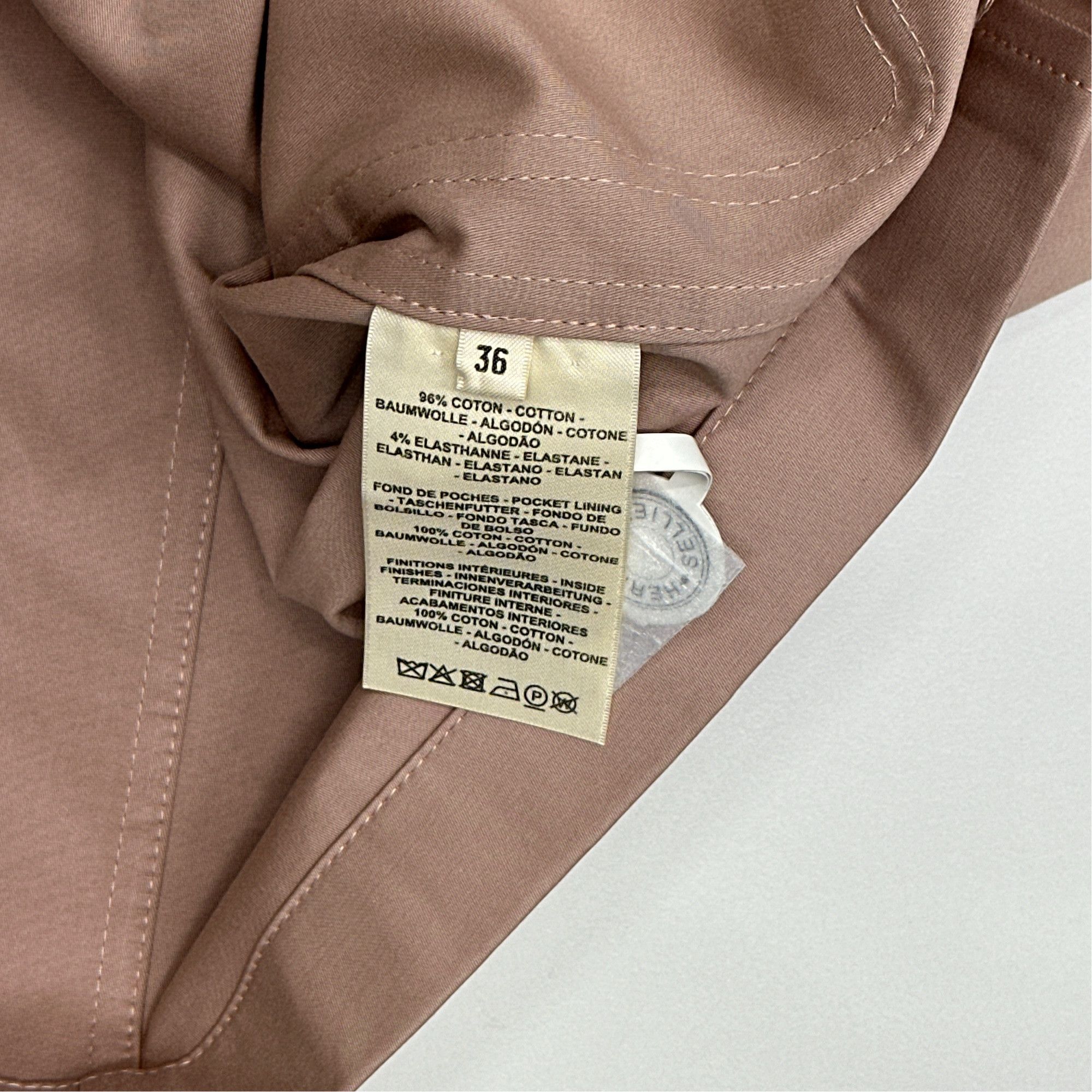 Hermes Hermes Pink Cotton Mini Dress Size 36 Size XS / US 0-2 / IT 36-38 - 2 Thumbnail