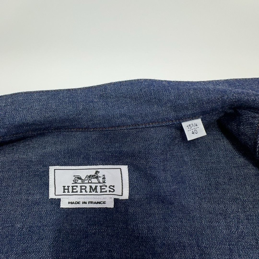 Hermes Hermes Cotton Zip-Up Jacket Size M Size US XXS / EU 40 - 3 Thumbnail