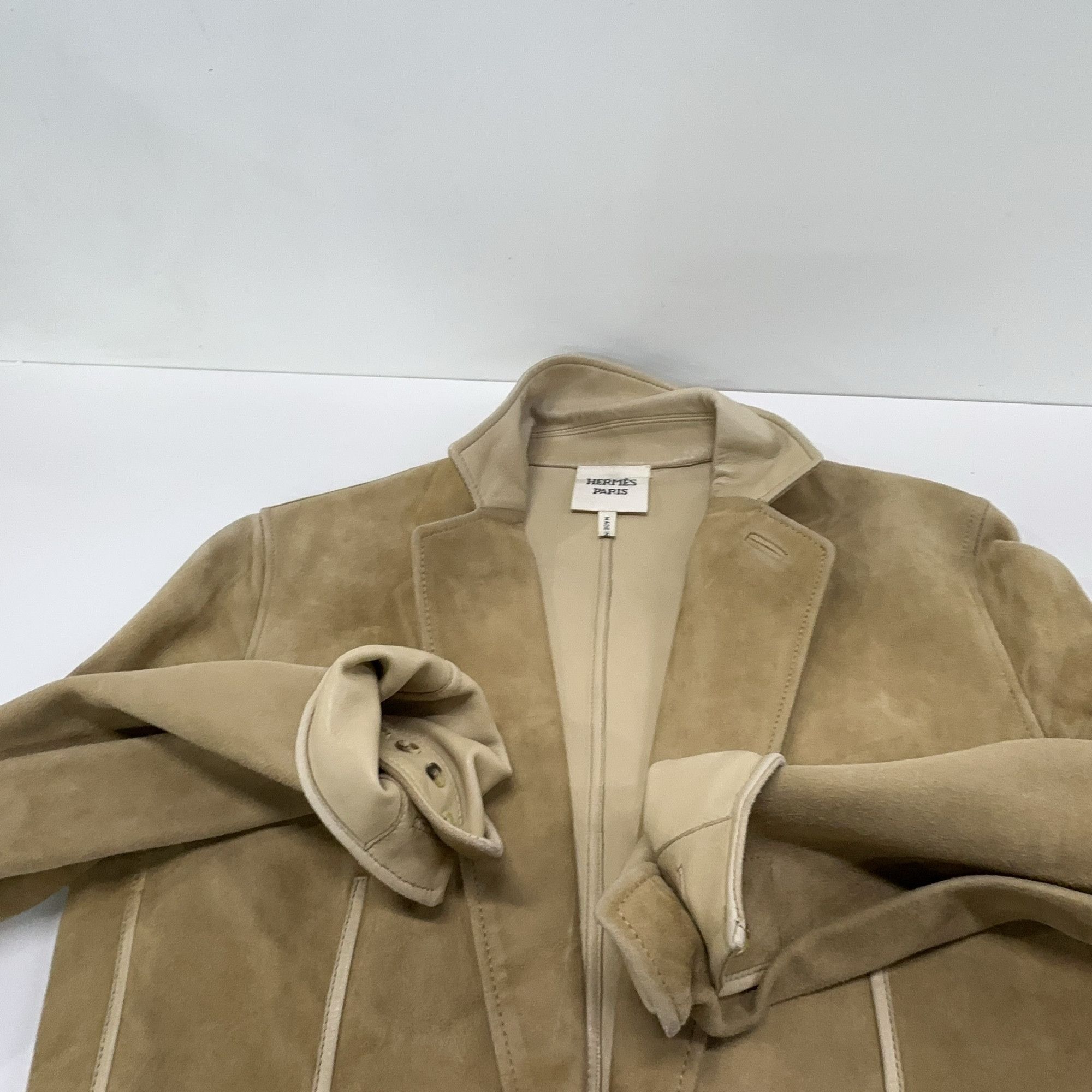 Hermes Hermès Suede Jacket Size FR 36 Size XS / US 0-2 / IT 36-38 - 8 Thumbnail