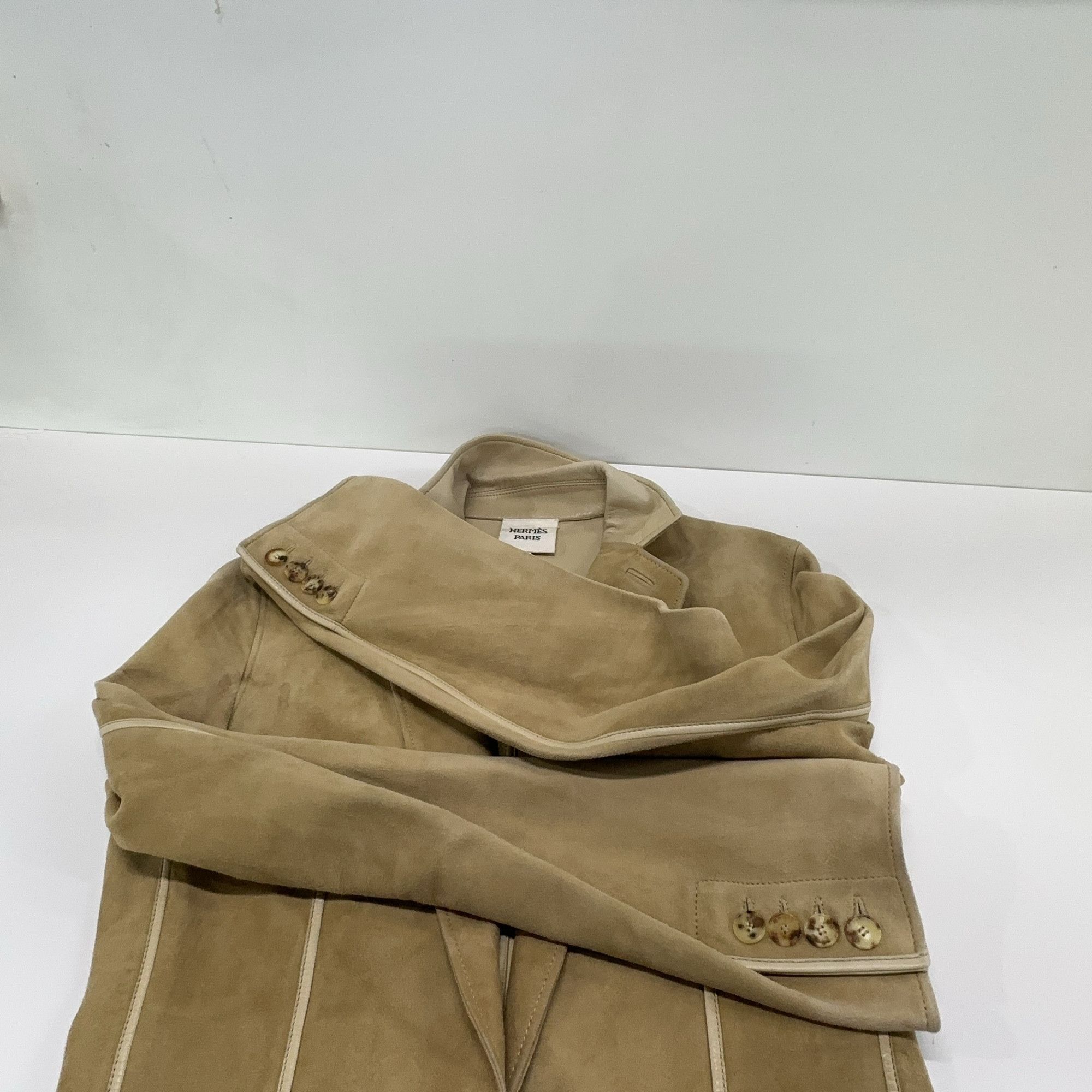 Hermes Hermès Suede Jacket Size FR 36 Size XS / US 0-2 / IT 36-38 - 9 Thumbnail