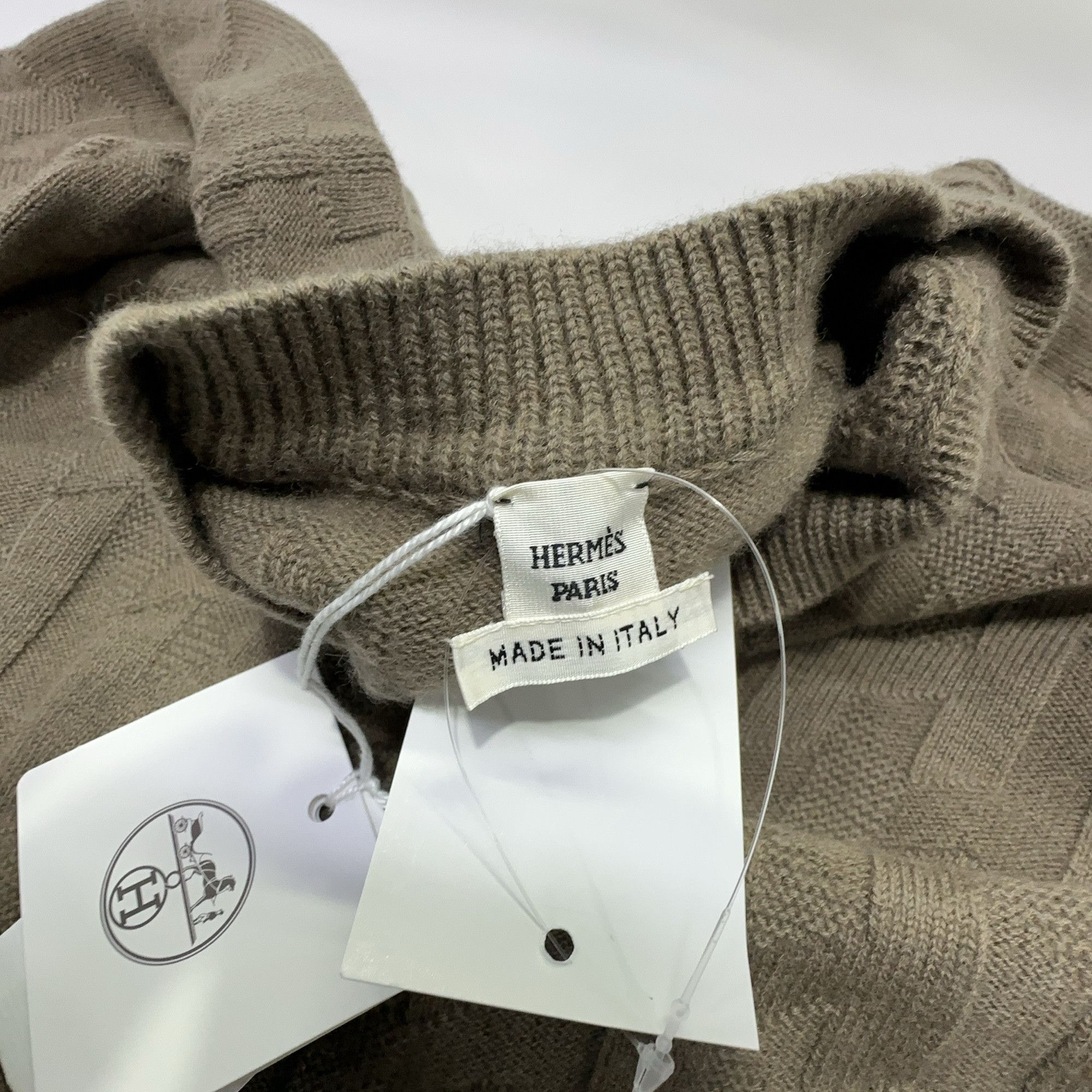 Hermes Hermès Patterned Wool Crewneck Sweater Size 38 Size S / US 4 / IT 40 - 3 Thumbnail
