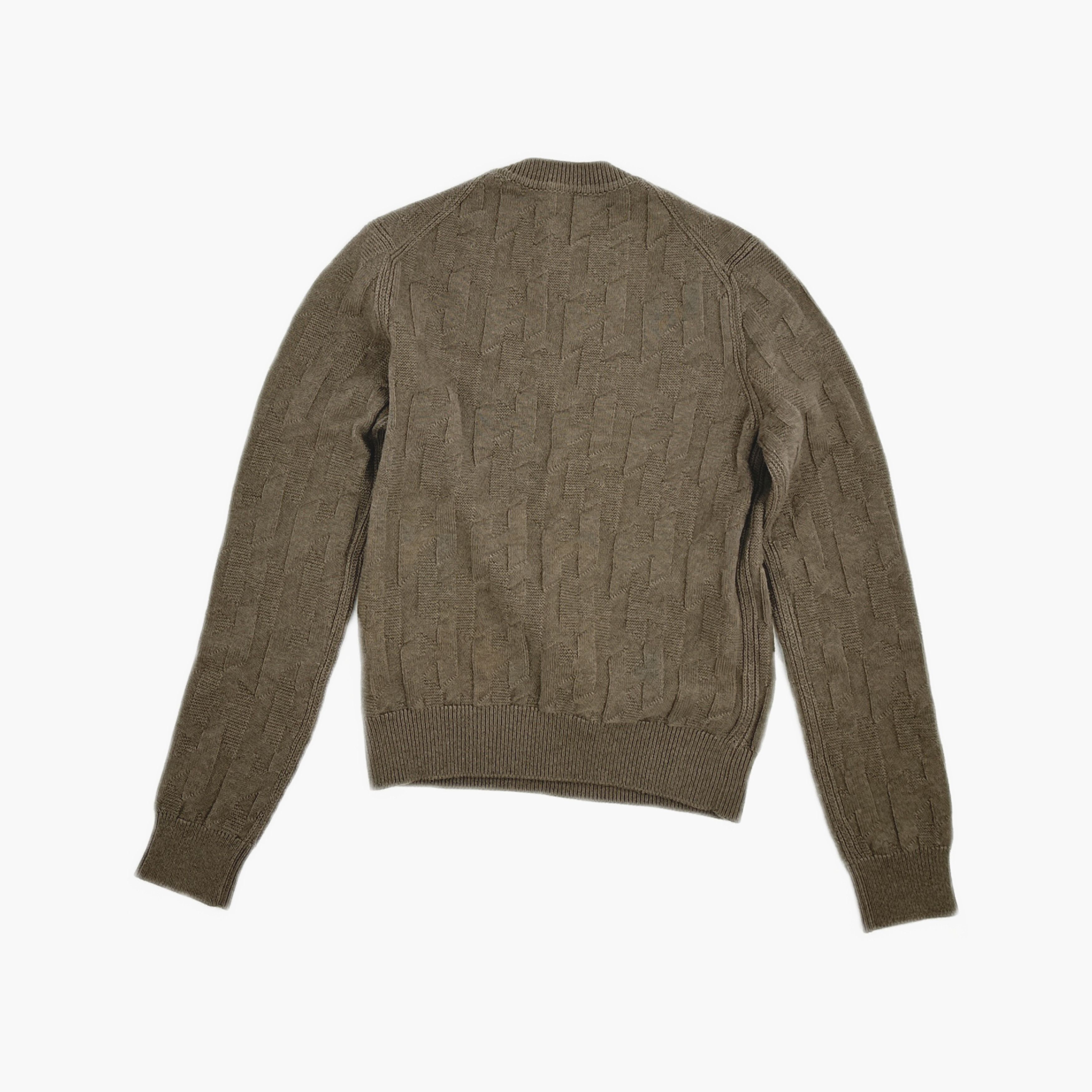 Hermes Hermès Patterned Wool Crewneck Sweater Size 38 Size S / US 4 / IT 40 - 2 Thumbnail