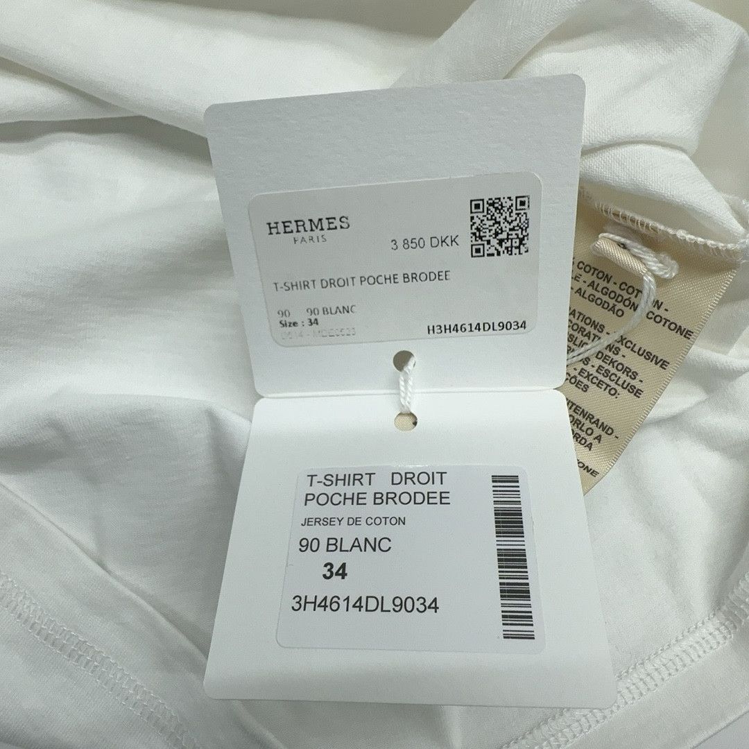 Hermes Hermes Embroidered Pocket T-Shirt Size 34 Size XS / US 0-2 / IT 36-38 - 5 Thumbnail