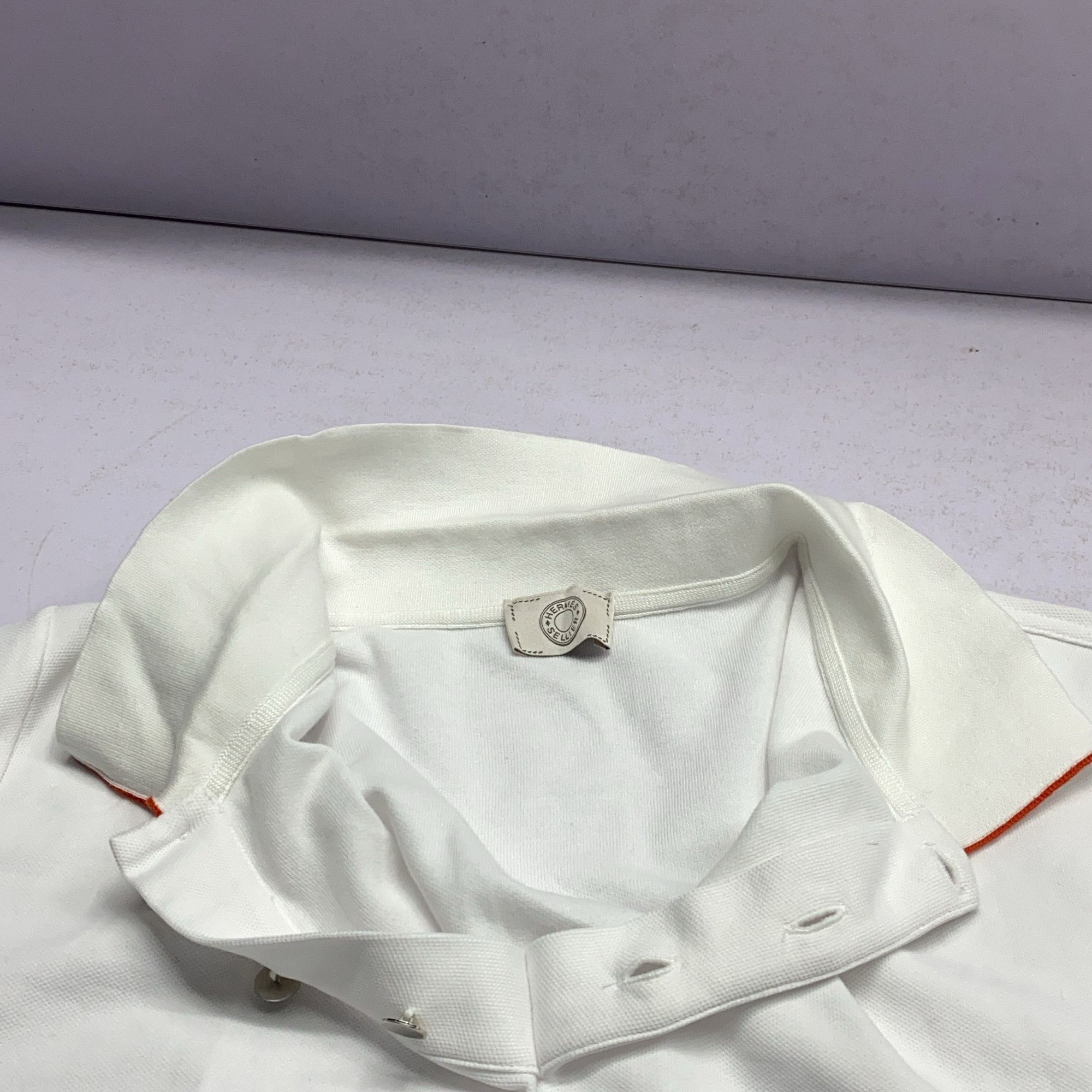 Hermes Hermès Contrast Trim Polo Size XXL Size US XXL / EU 58 / 5 - 8 Thumbnail