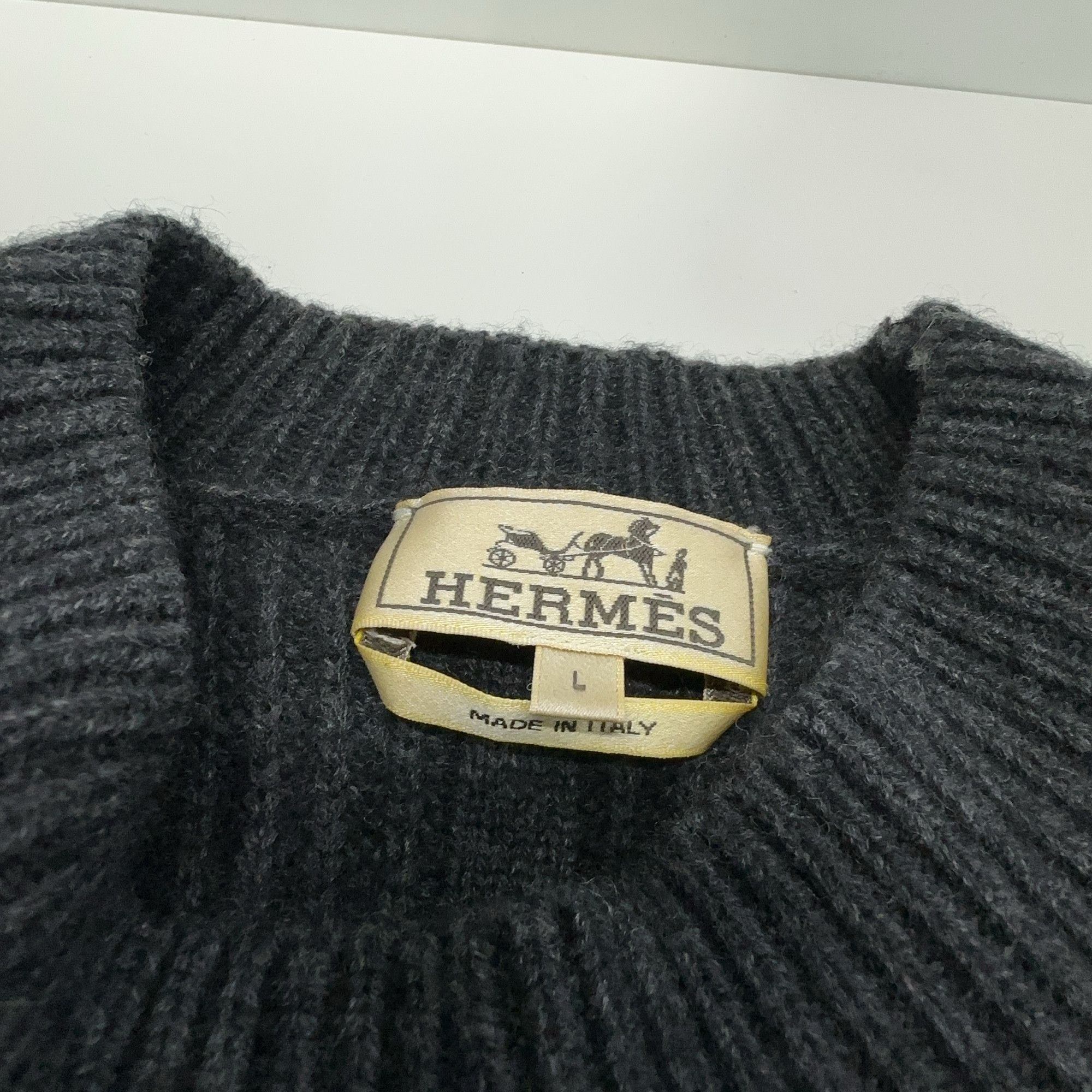 Hermes Hermès Colorblock Cashmere Blend Sweater Size L Size US L / EU 52-54 / 3 - 4 Thumbnail
