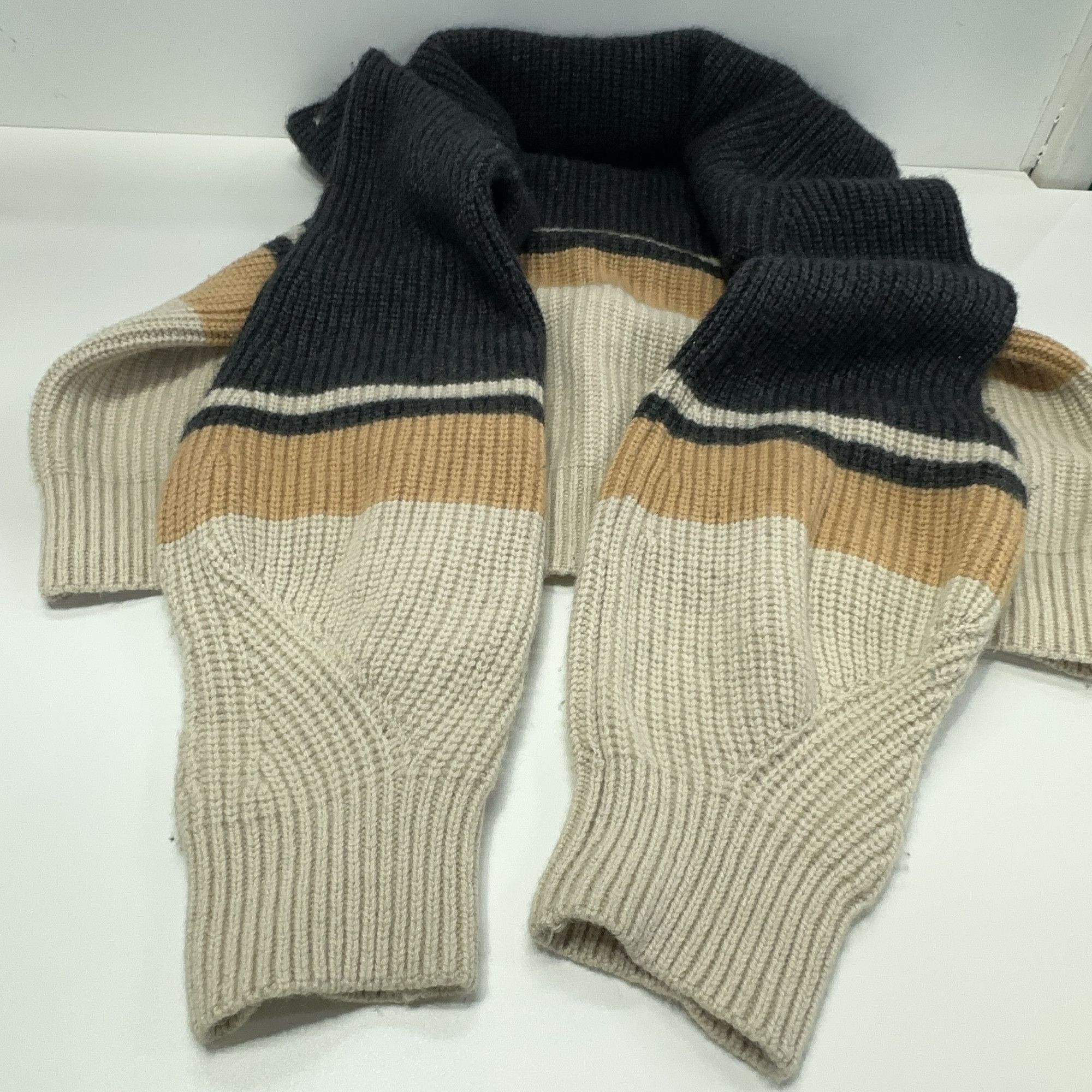 Hermes Hermès Colorblock Cashmere Blend Sweater Size L Size US L / EU 52-54 / 3 - 11 Thumbnail