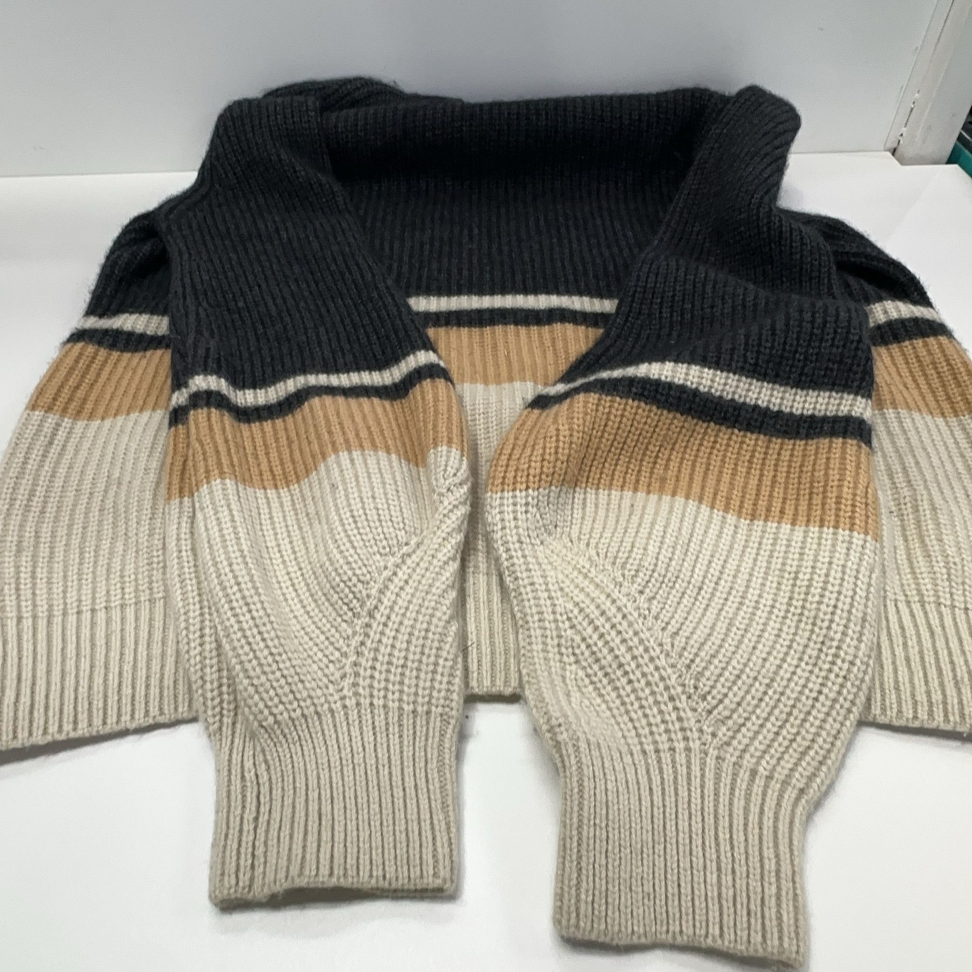Hermes Hermès Colorblock Cashmere Blend Sweater Size L Size US L / EU 52-54 / 3 - 9 Thumbnail