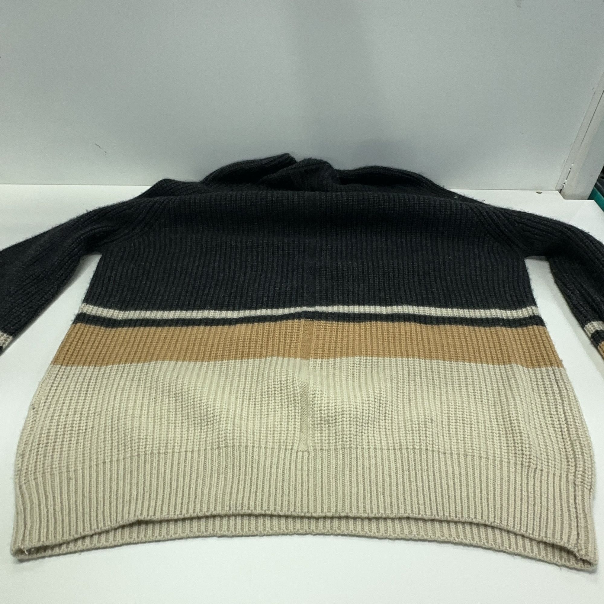 Hermes Hermès Colorblock Cashmere Blend Sweater Size L Size US L / EU 52-54 / 3 - 13 Thumbnail