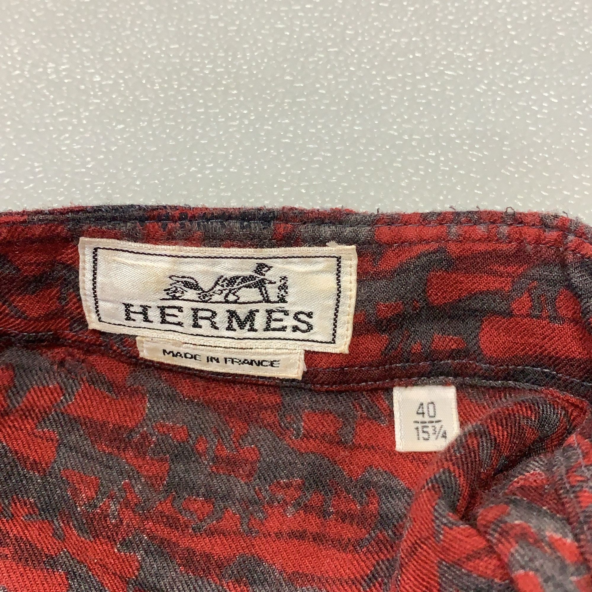 Hermes Hermès Animal Pattern Button Up Shirt Size M Size US XXS / EU 40 - 6 Thumbnail