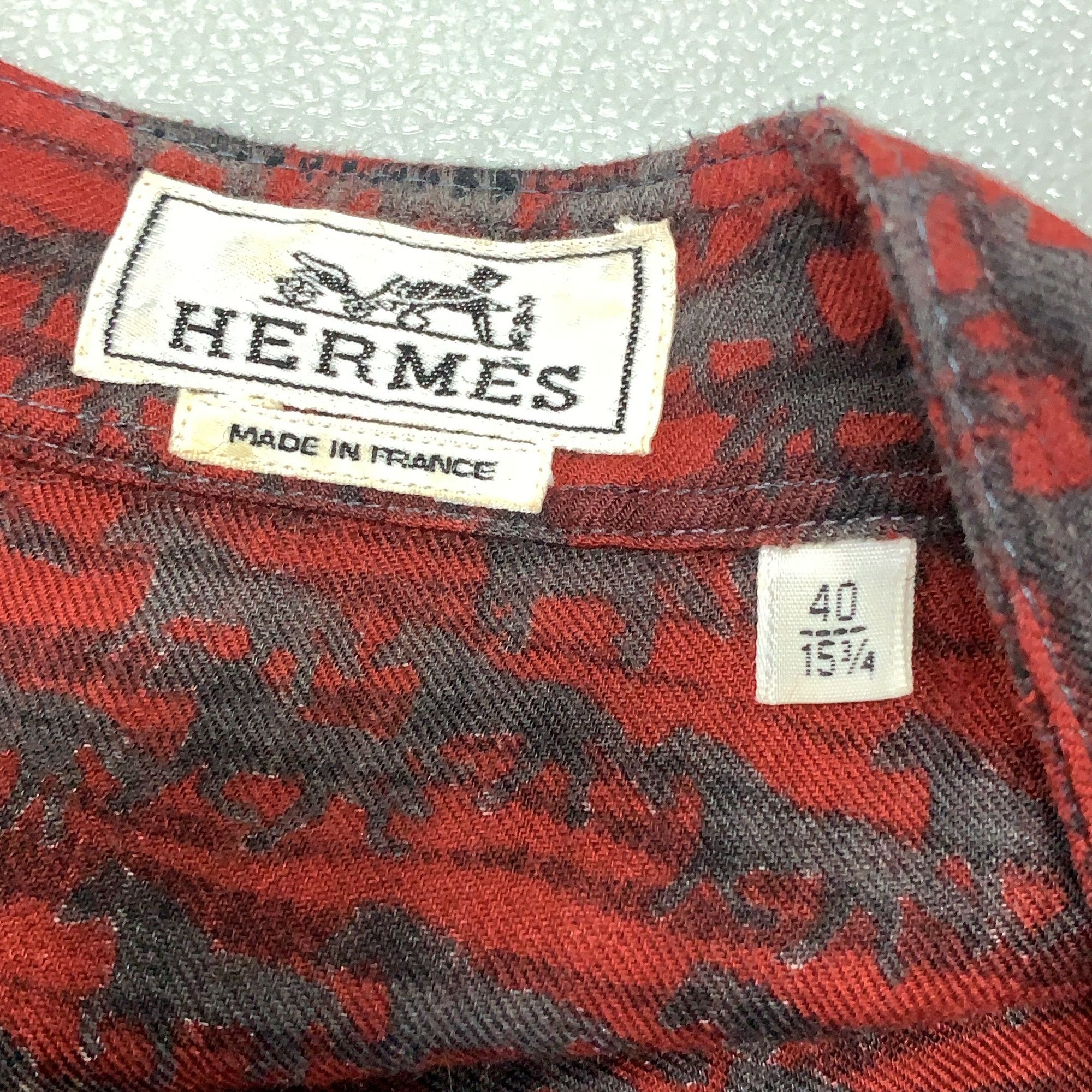 Hermes Hermès Animal Pattern Button Up Shirt Size M Size US XXS / EU 40 - 4 Thumbnail