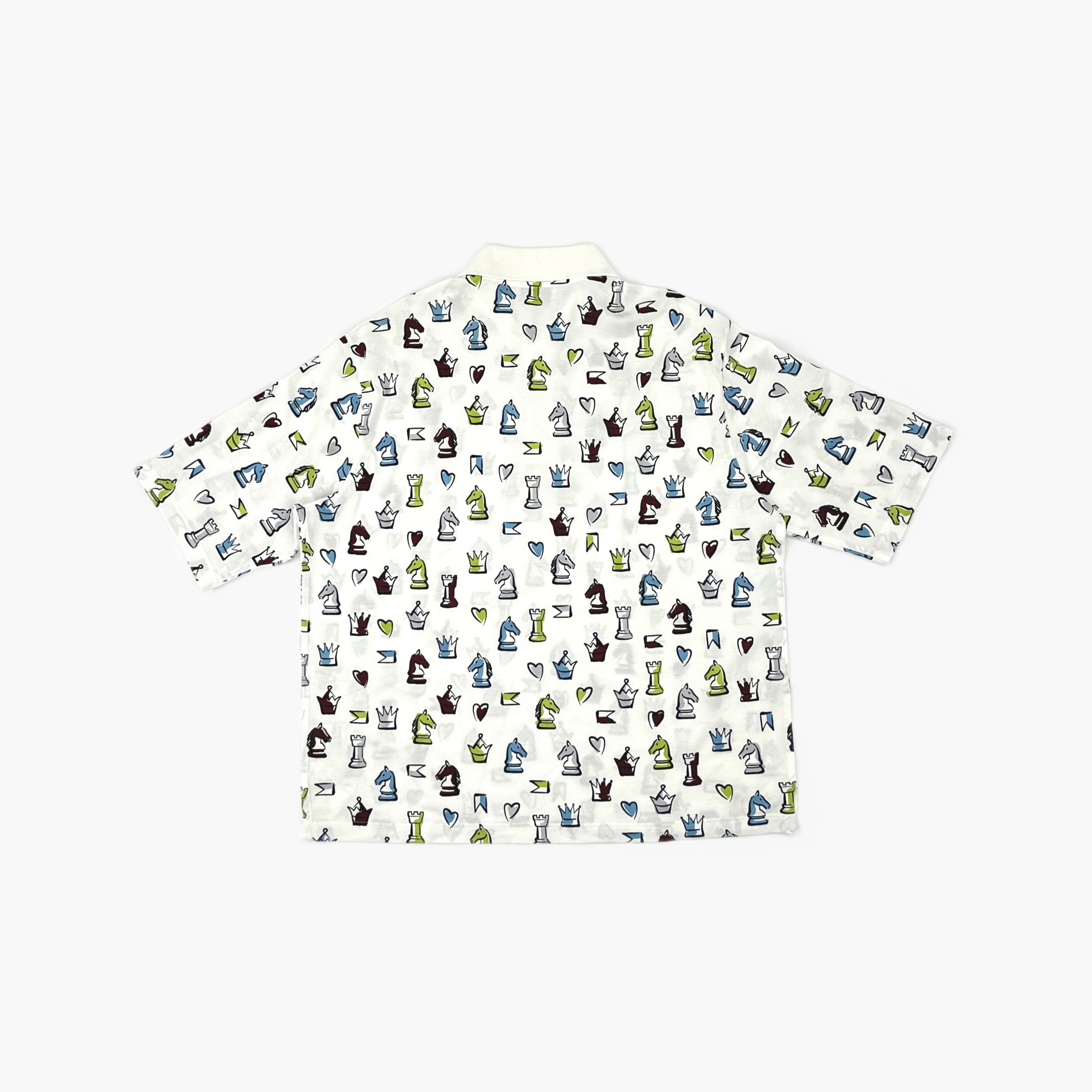 Hermes HERMES Playground Printed Polo Shirt Size L Size US L / EU 52-54 / 3 - 2 Thumbnail