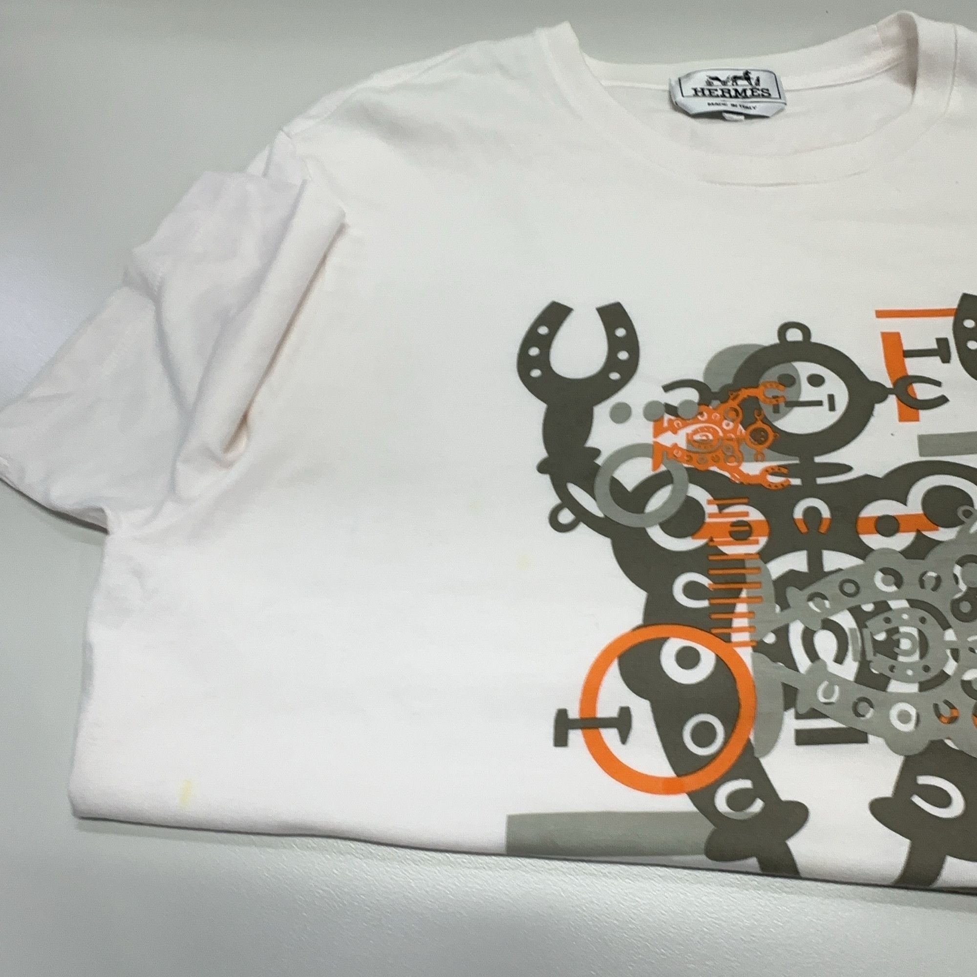 Hermes Hermes Robot Graphic T-Shirt Size M Size US M / EU 48-50 / 2 - 7 Thumbnail