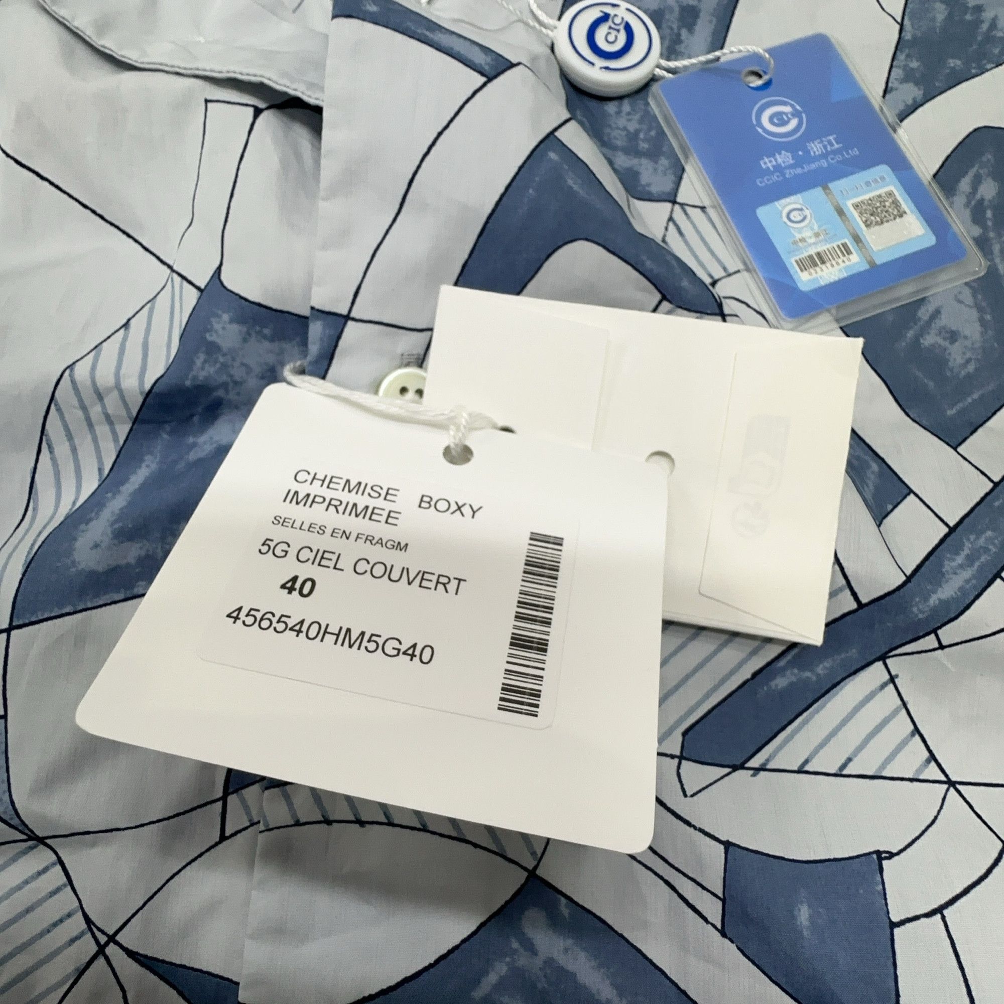 Hermes HERMES Selles en Fragments Print Shirt Size M Size US XXS / EU 40 - 5 Thumbnail