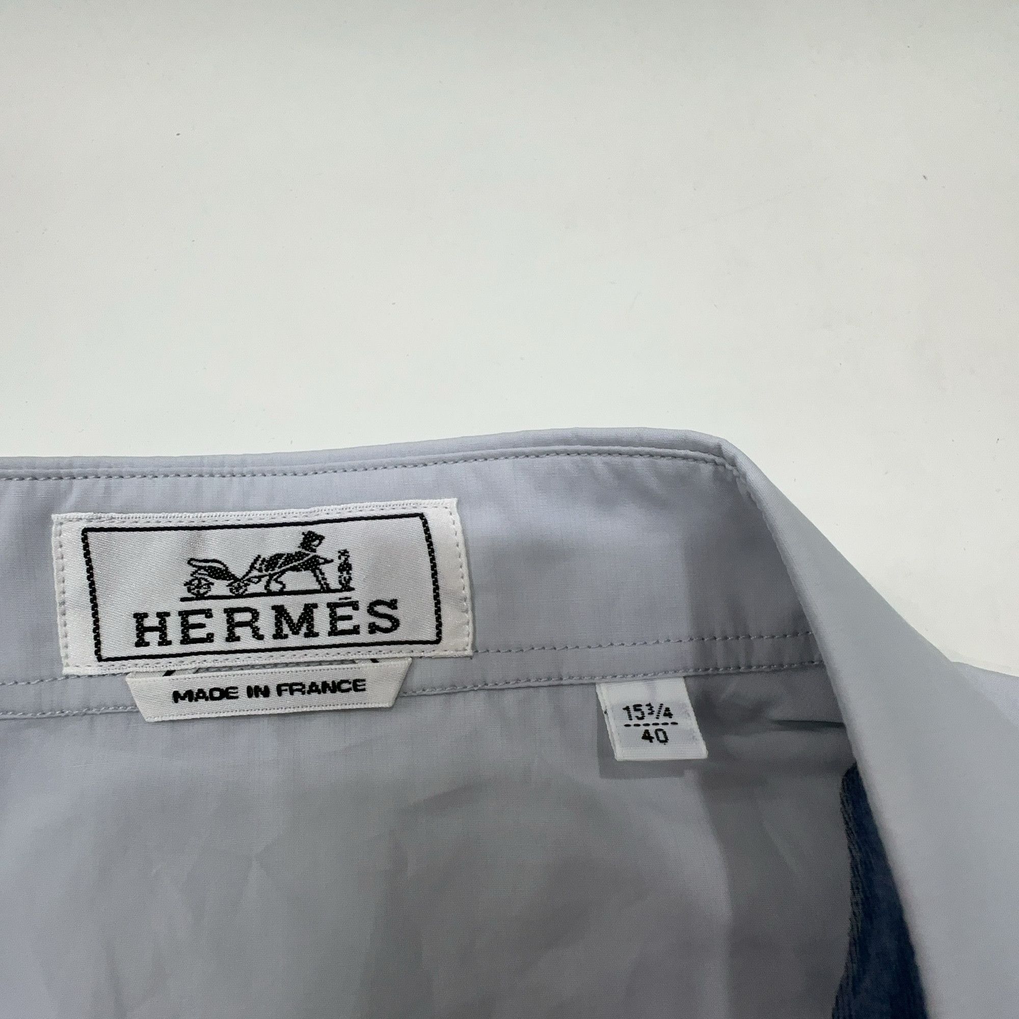 Hermes HERMES Selles en Fragments Print Shirt Size M Size US XXS / EU 40 - 6 Thumbnail