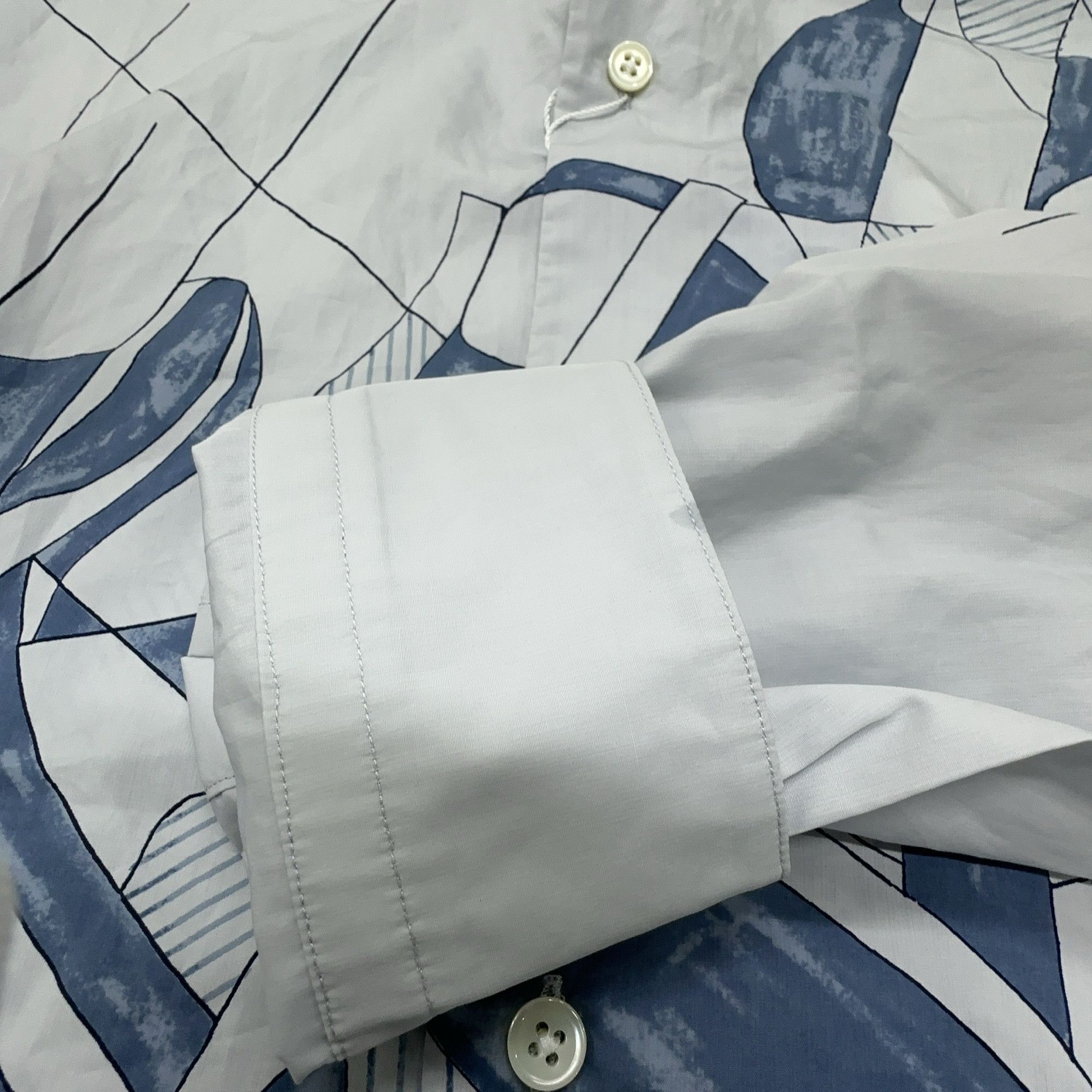 Hermes HERMES Selles en Fragments Print Shirt Size M Size US XXS / EU 40 - 10 Thumbnail