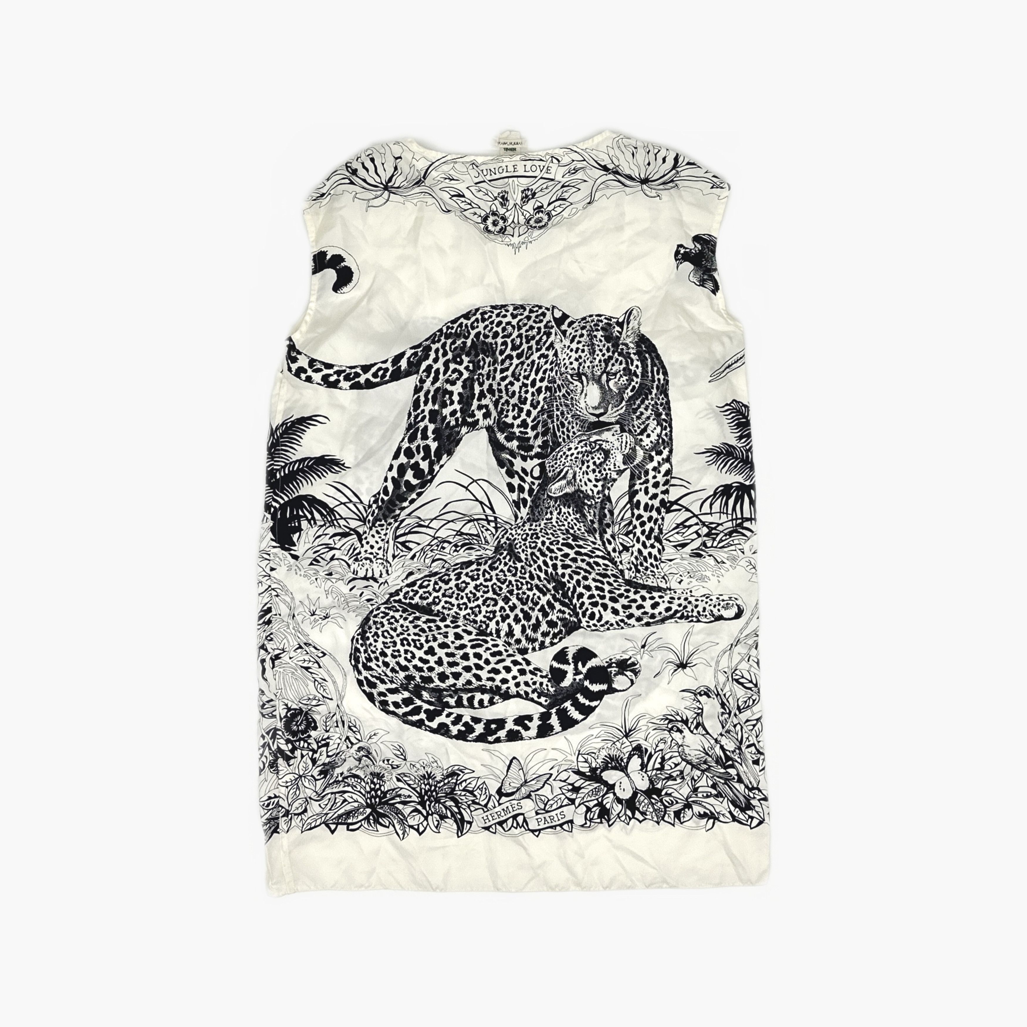 Hermes Hermes Jungle Love Print Silk Tank Top Size 34 Size XS / US 0-2 / IT 36-38 - 2 Thumbnail