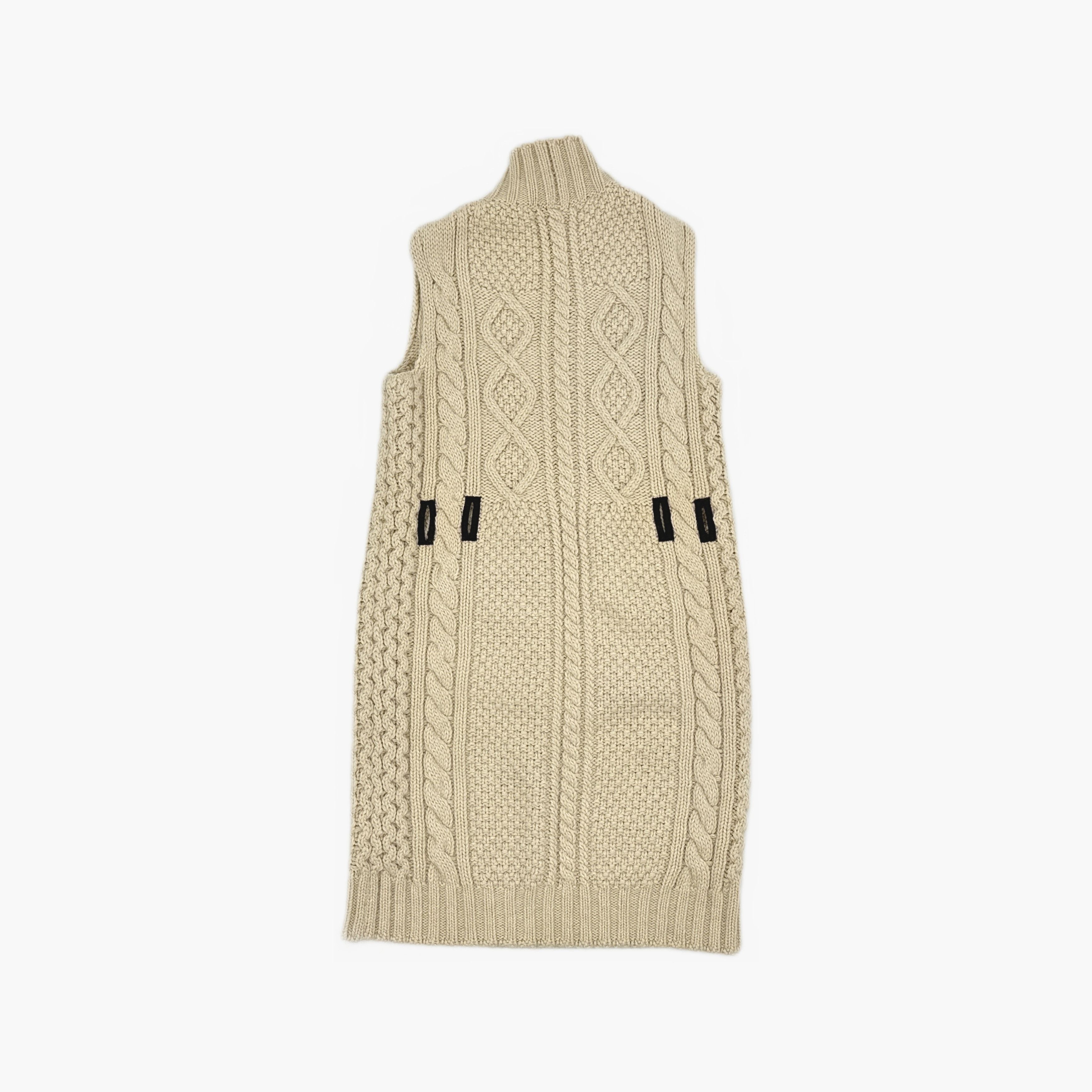 Hermes Hermès Cable Knit Sleeveless Midi Dress Size 40 Size M / US 6-8 / IT 42-44 - 2 Thumbnail